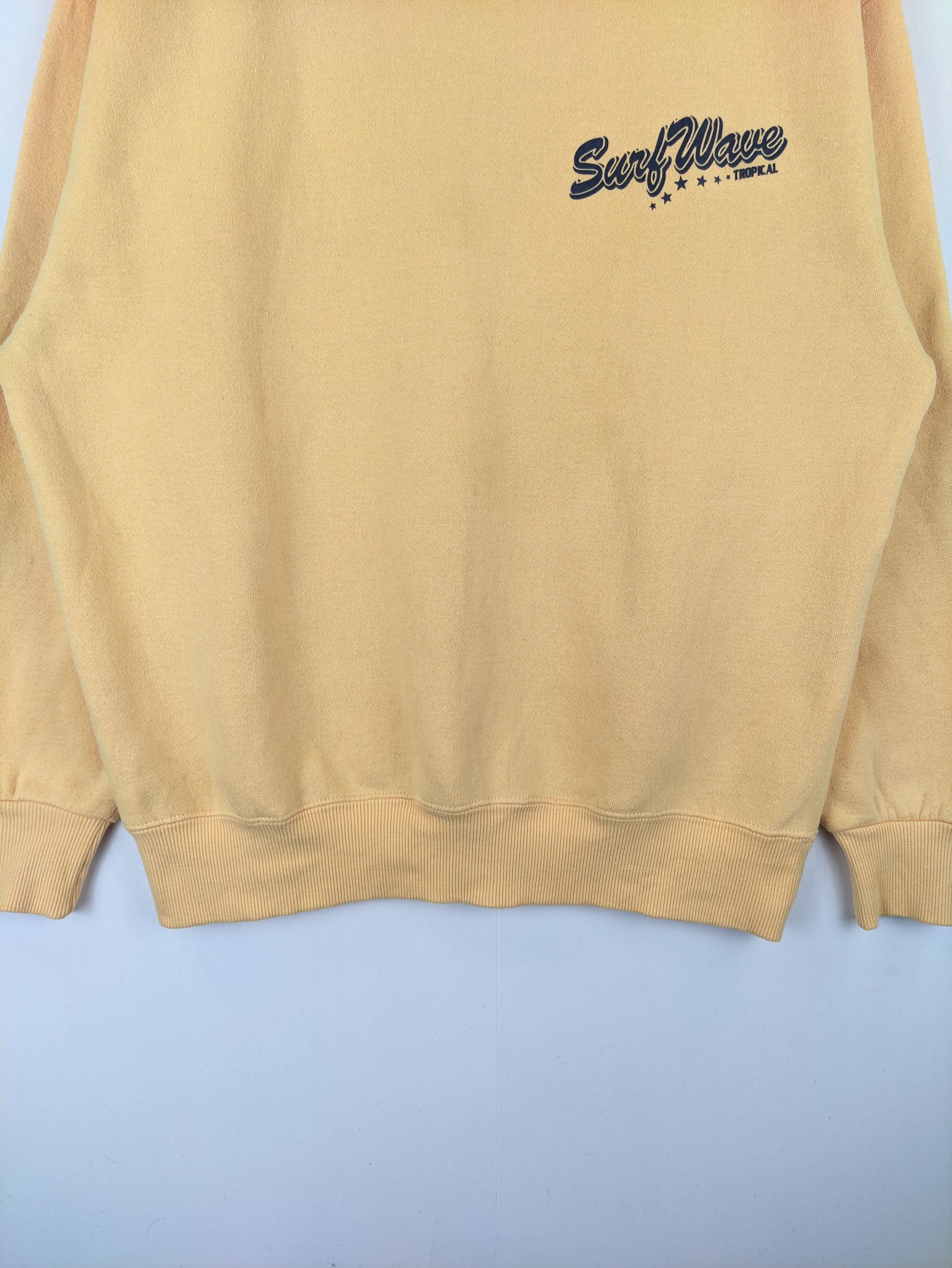 Steals🔥Vintage Sweatshirt Tropical Surf Wave Backhit