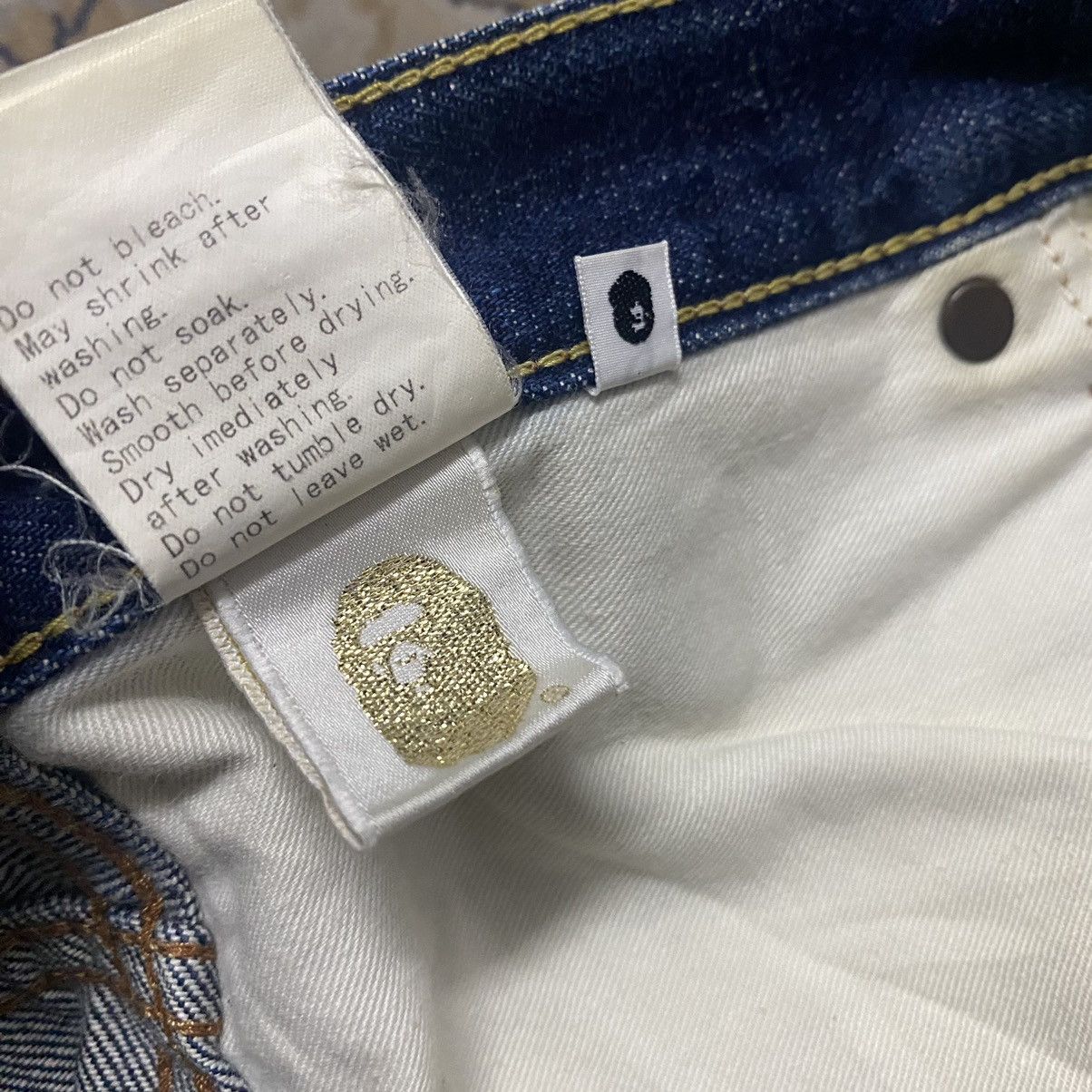 Bape Vintage Bape Ursus Plenty Tough Denim Fade Jeans Size US 34 / EU 50 - 21 Thumbnail