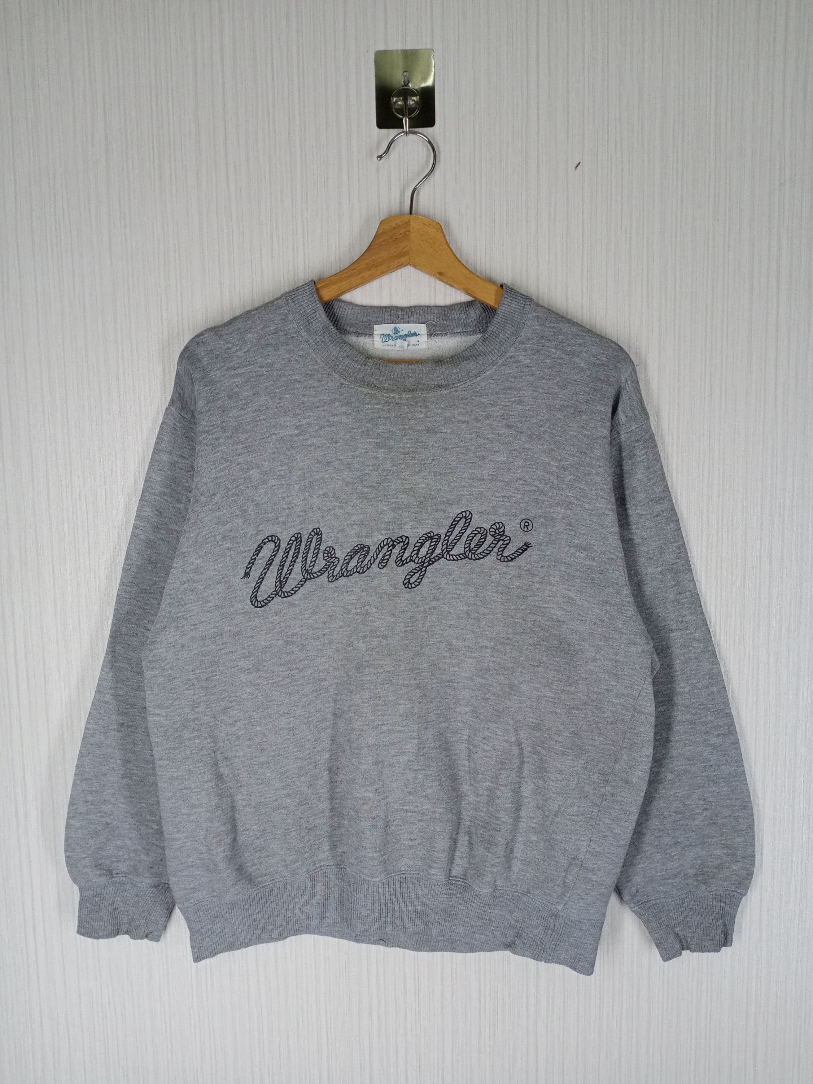 Wrangler Vintage 90s Wrangler Crewneck Sweatshirt Size US M / EU 48-50 / 2 - 1 Thumbnail