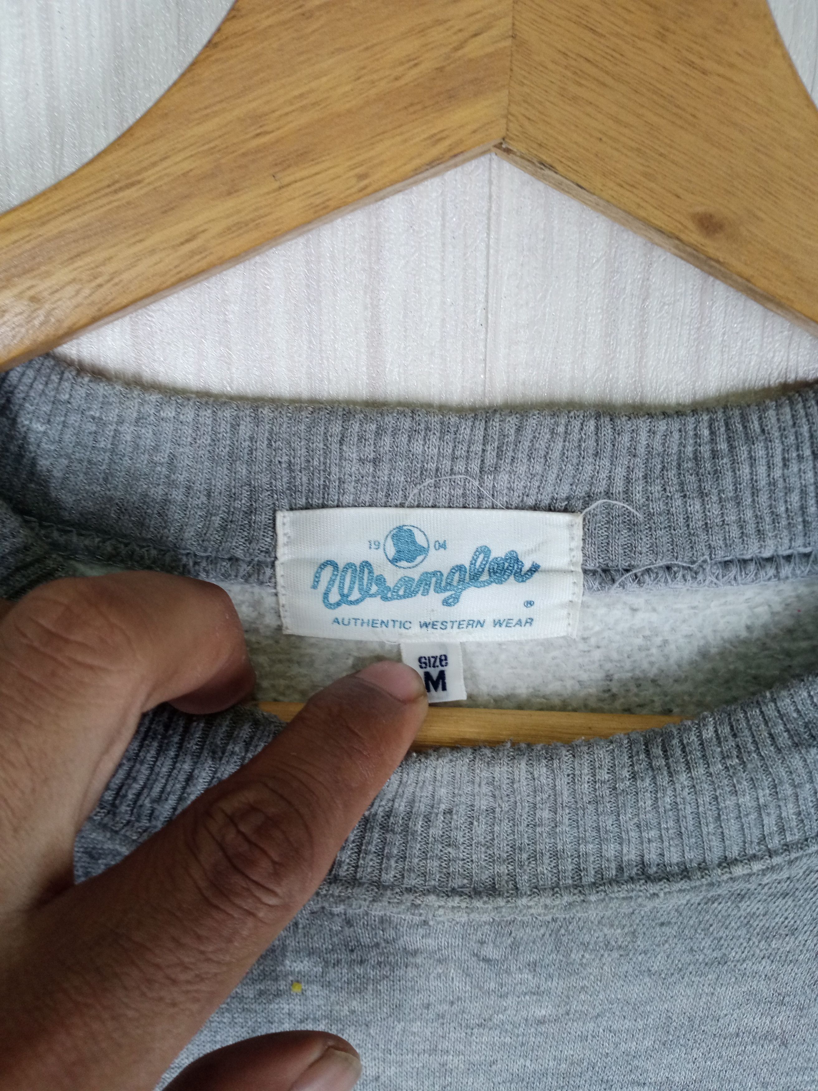 Wrangler Vintage 90s Wrangler Crewneck Sweatshirt Size US M / EU 48-50 / 2 - 3 Thumbnail