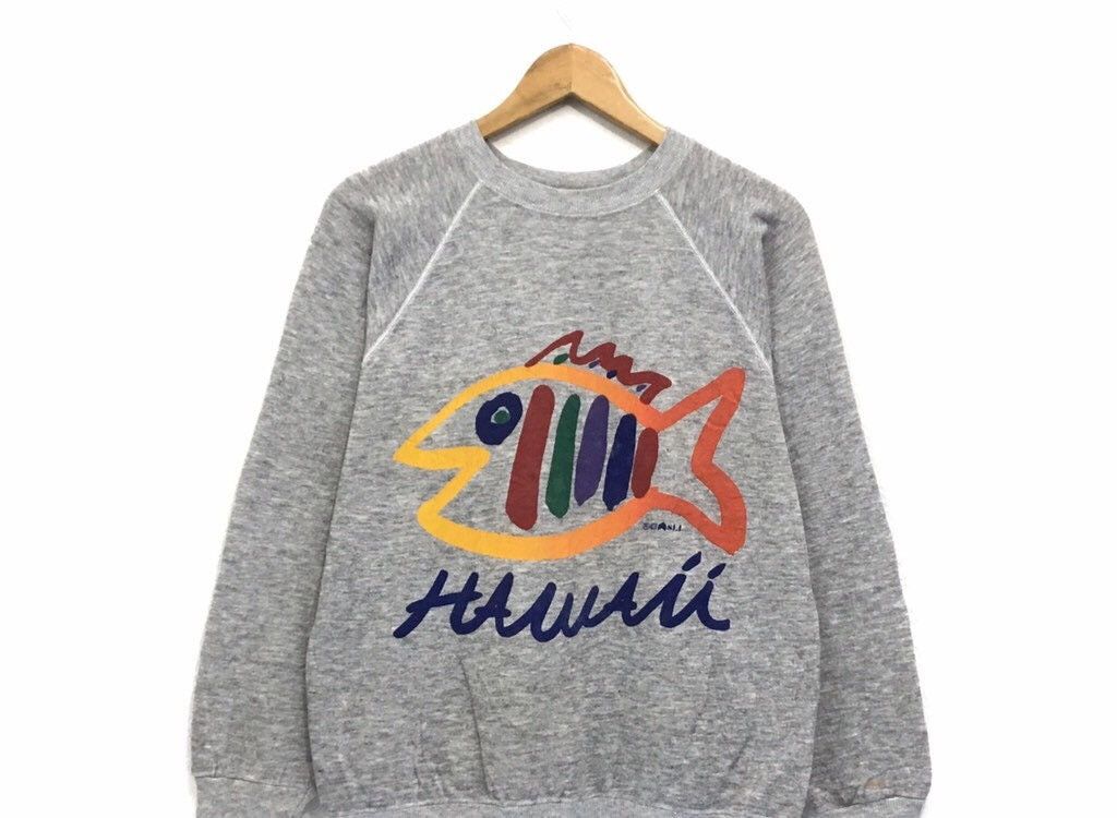 Vintage Vintage SGT Leisure Hawaii Crewneck Sweatshirt Size US M / EU 48-50 / 2 - 2 Thumbnail