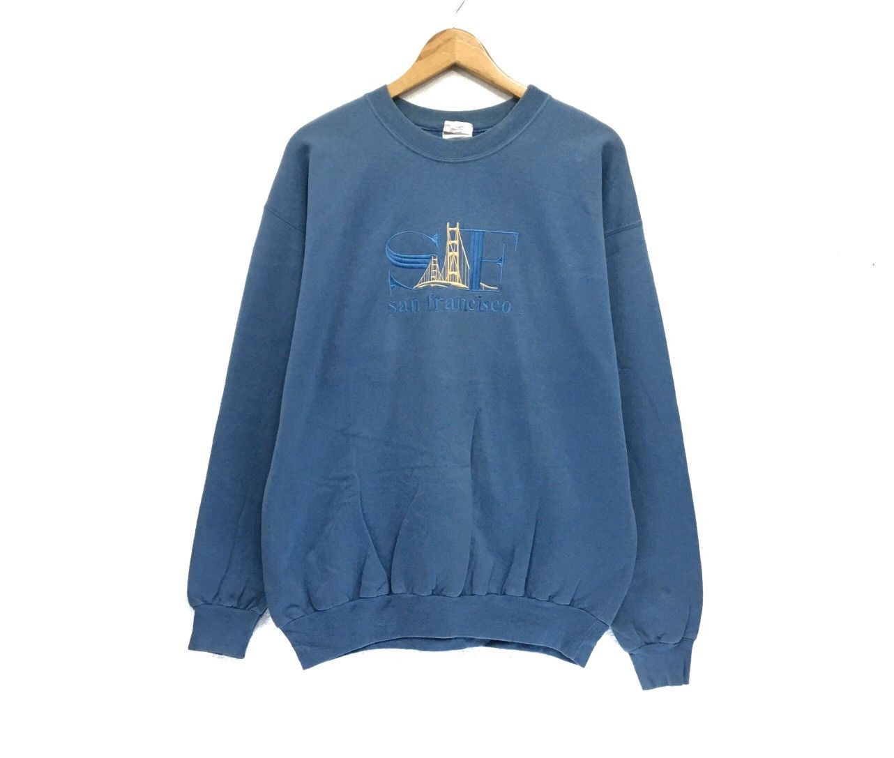 Hanes Vintage Hanes San Francisco Crewneck Sweatshirt Size US L / EU 52-54 / 3 - 1 Thumbnail