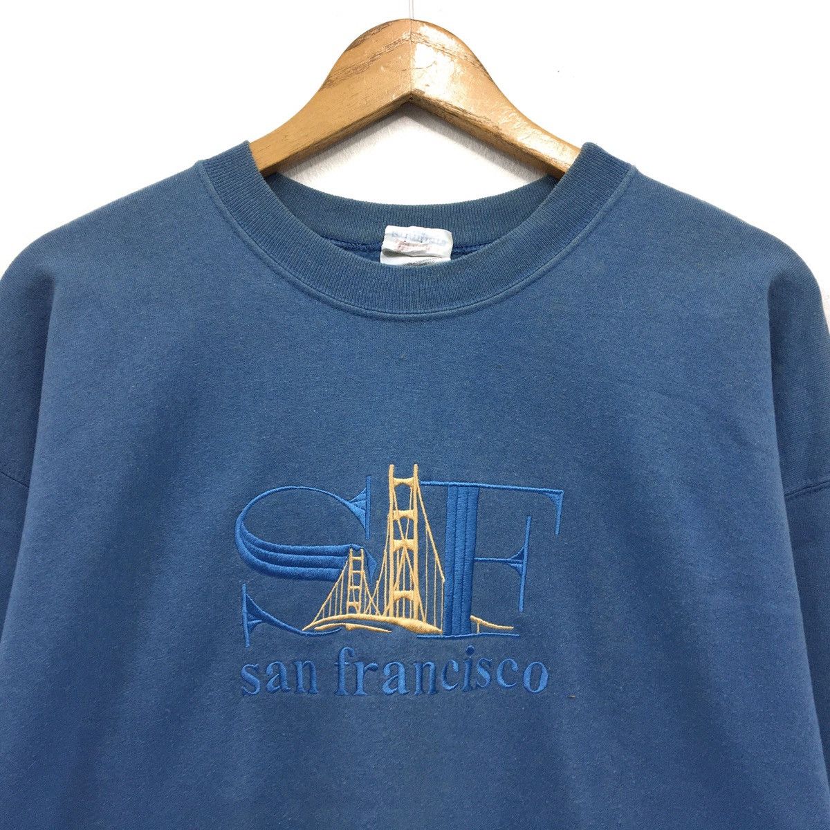 Hanes Vintage Hanes San Francisco Crewneck Sweatshirt Size US L / EU 52-54 / 3 - 5 Thumbnail