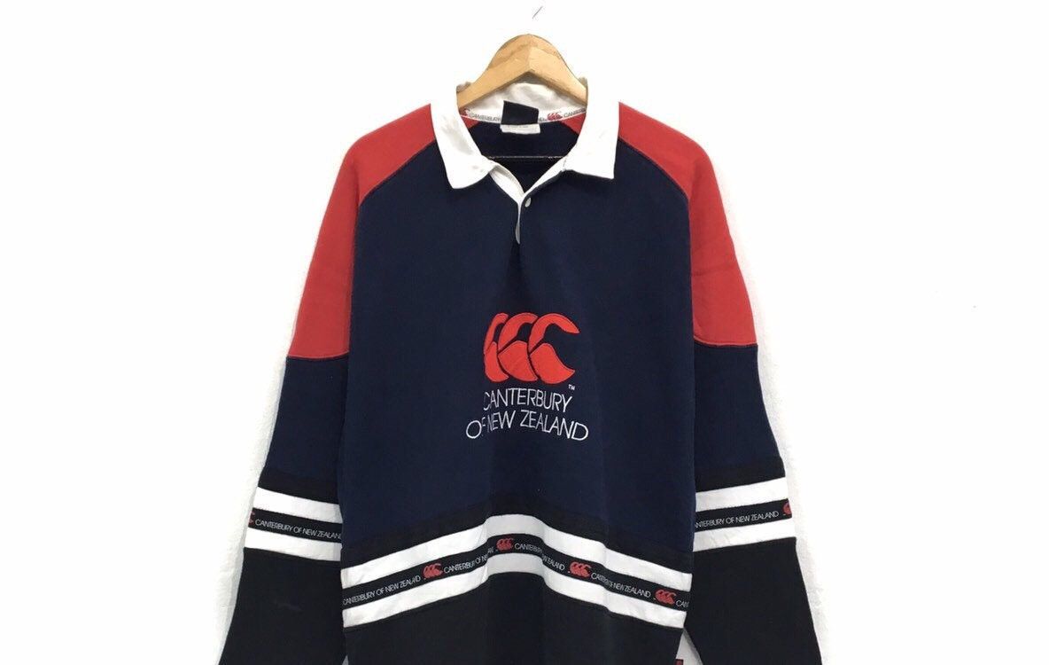 Canterbury of New Zealand × Sports Specialties × Vintage CANTERBURY Multicolour Polos Sweatshirt Size US L / EU 52-54 / 3 - 3 Thumbnail