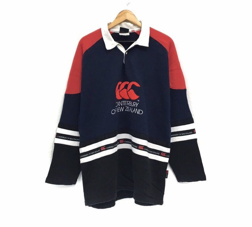 Canterbury of New Zealand × Sports Specialties × Vintage CANTERBURY Multicolour Polos Sweatshirt Size US L / EU 52-54 / 3 - 1 Thumbnail