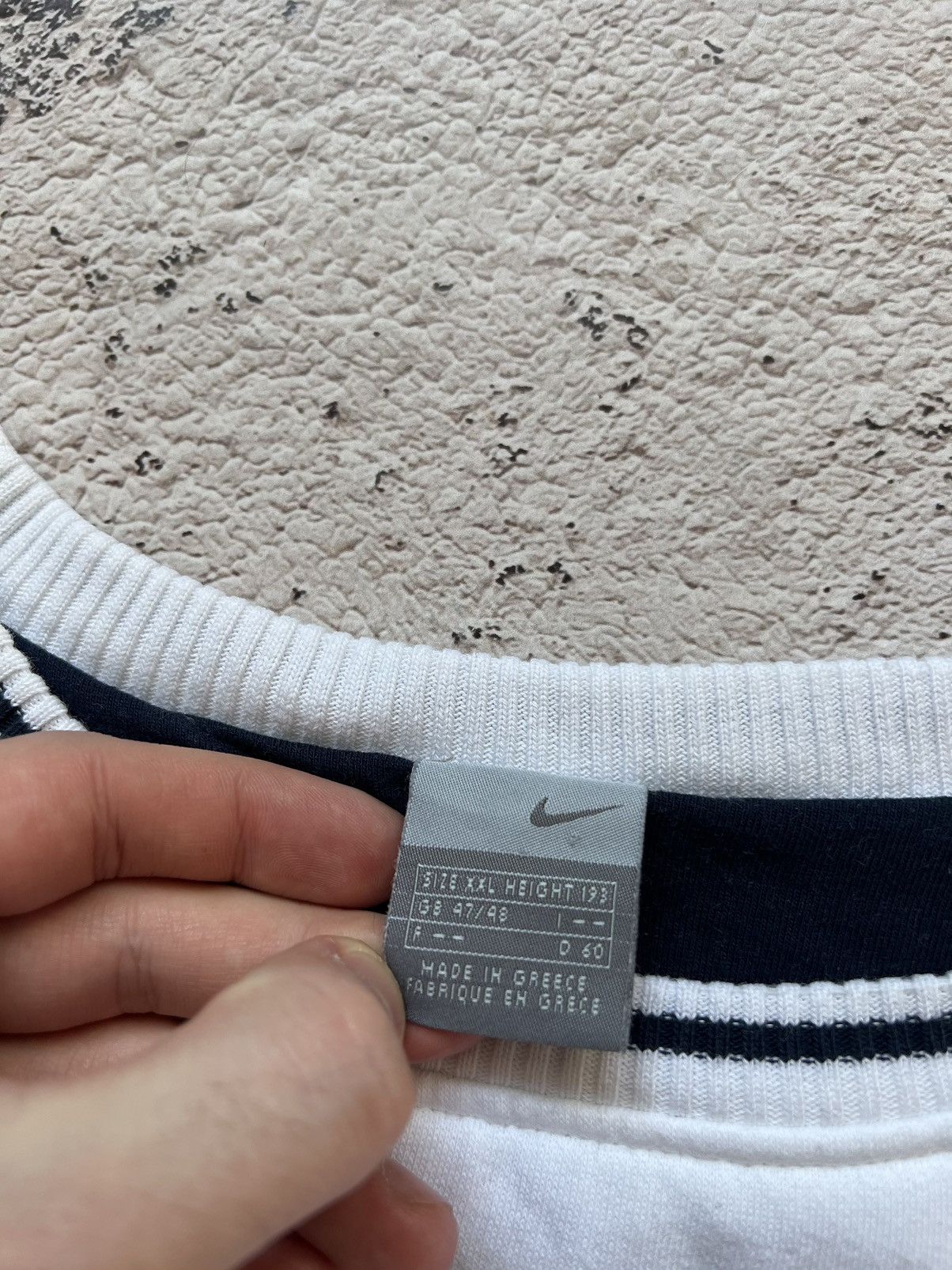 Nike × Vintage Vintage 90’s Nike Big Embroidered Swoosh Sweatshirt Size US XXL / EU 58 / 5 - 3 Thumbnail