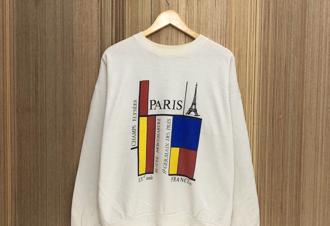 Other Vintage Paris Crewneck Sweatshirt Size US M / EU 48-50 / 2 - 2 Thumbnail