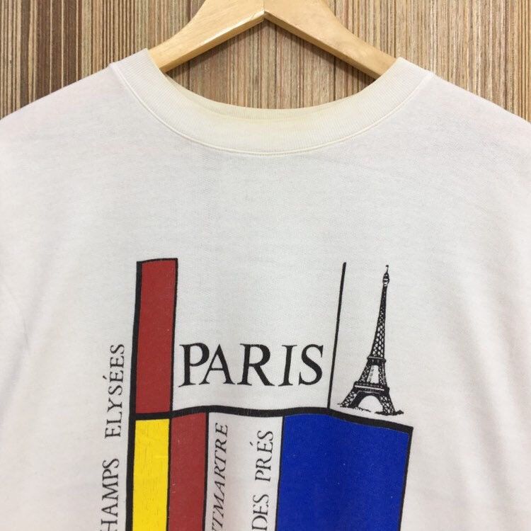 Other Vintage Paris Crewneck Sweatshirt Size US M / EU 48-50 / 2 - 5 Thumbnail