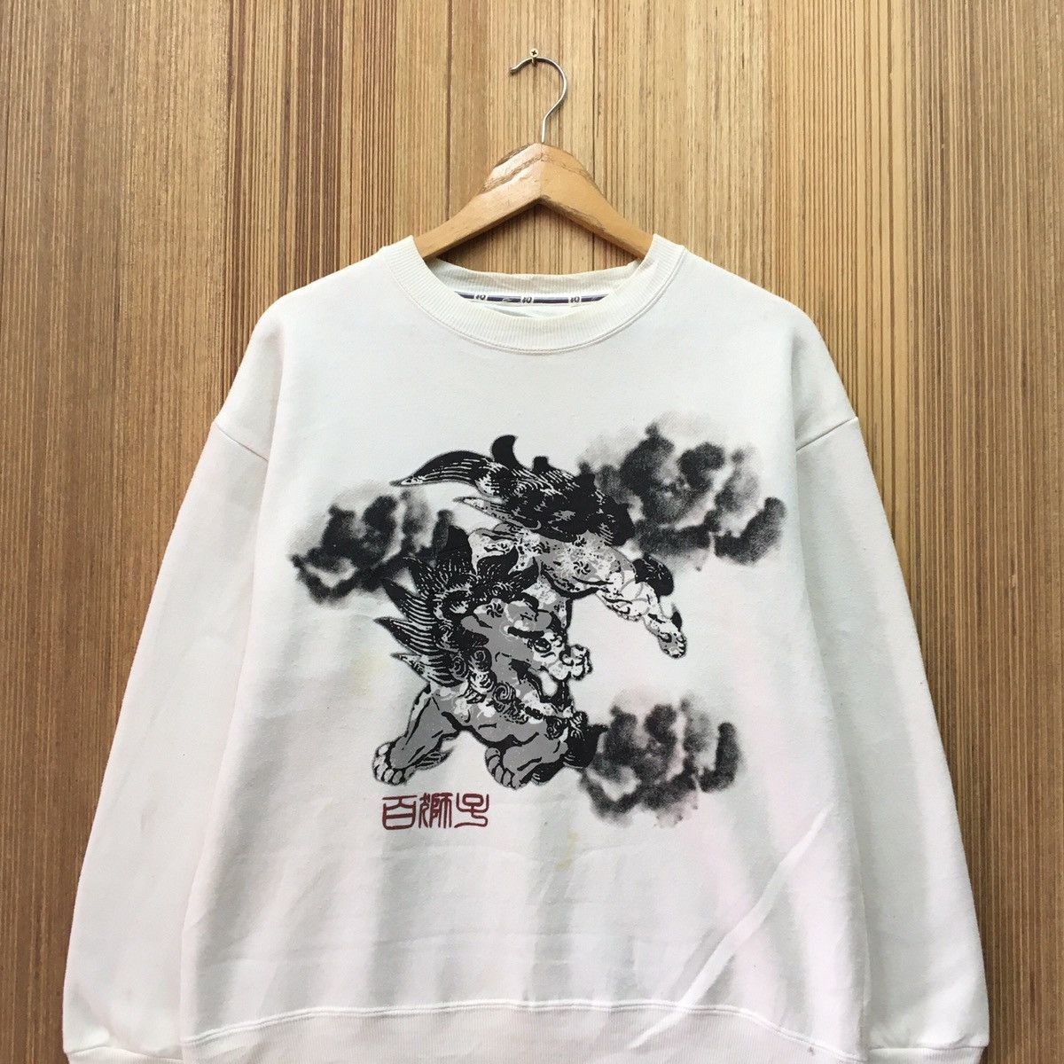 Japanese Brand SUKAJAN Crewneck BigLogo Sweatshirt Size US M / EU 48-50 / 2 - 2 Thumbnail