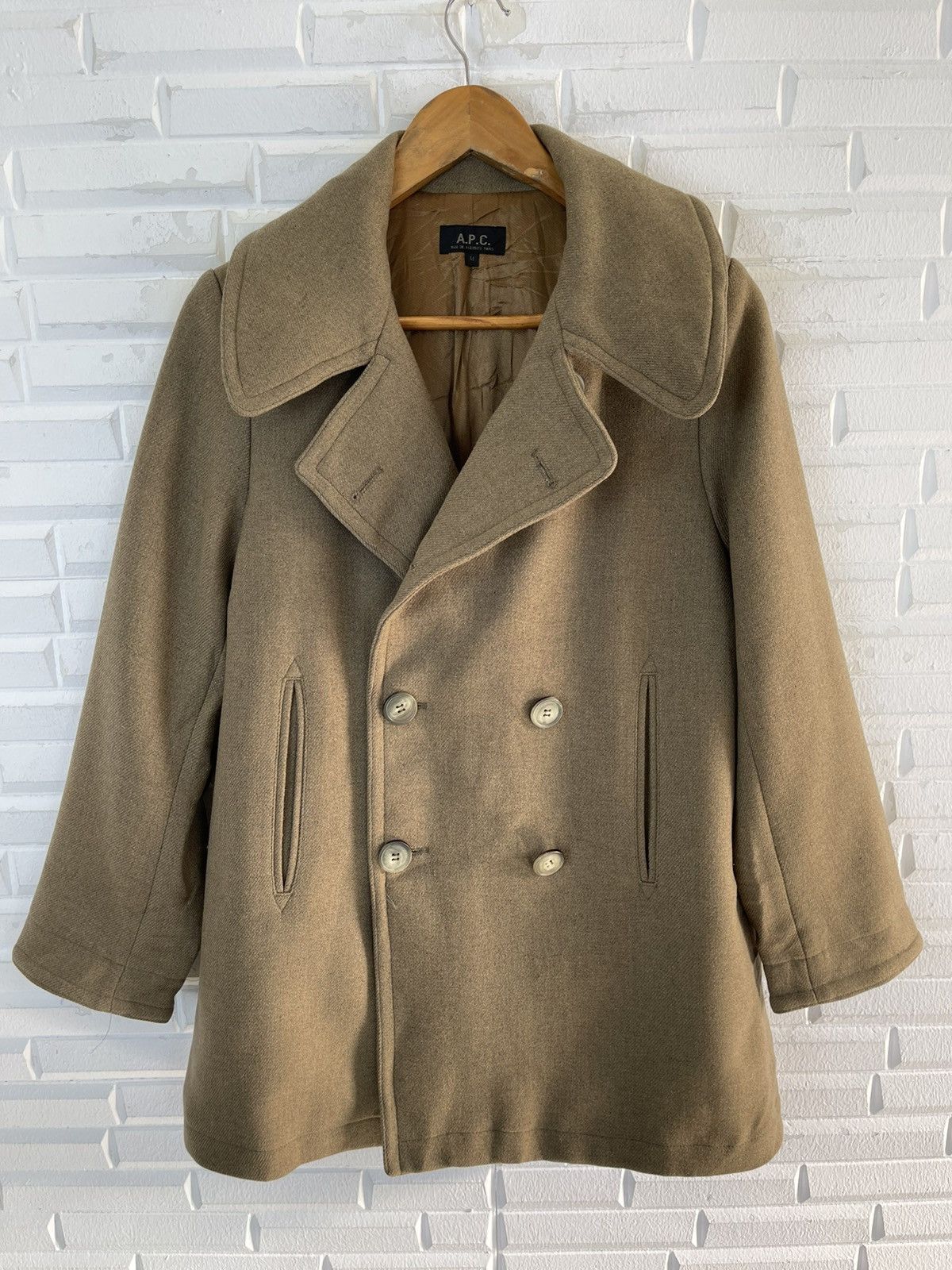 A.P.C. Vintage A.P.C Paris Caban Jacket Wool Size US M / EU 48-50 / 2 - 2 Thumbnail