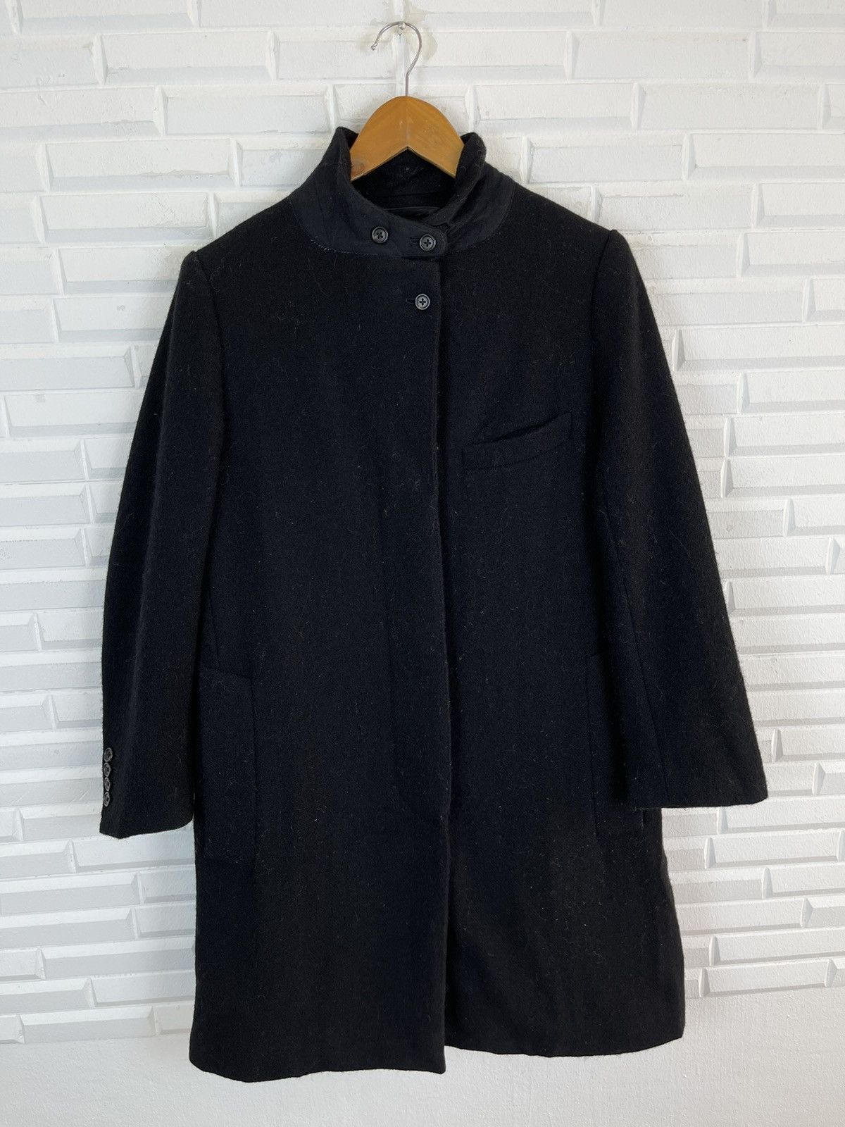 Margaret Howell 🔥QUEEN Black Wool Margaret Howell British Style Long Coat Size US M / EU 48-50 / 2 - 6 Thumbnail