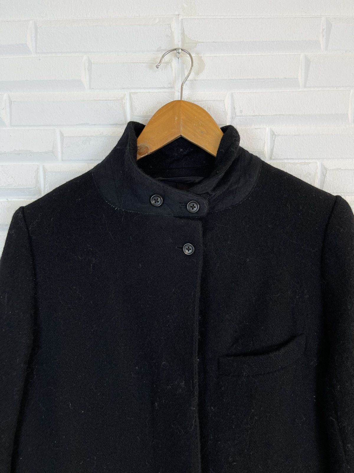 Margaret Howell 🔥QUEEN Black Wool Margaret Howell British Style Long Coat Size US M / EU 48-50 / 2 - 3 Thumbnail