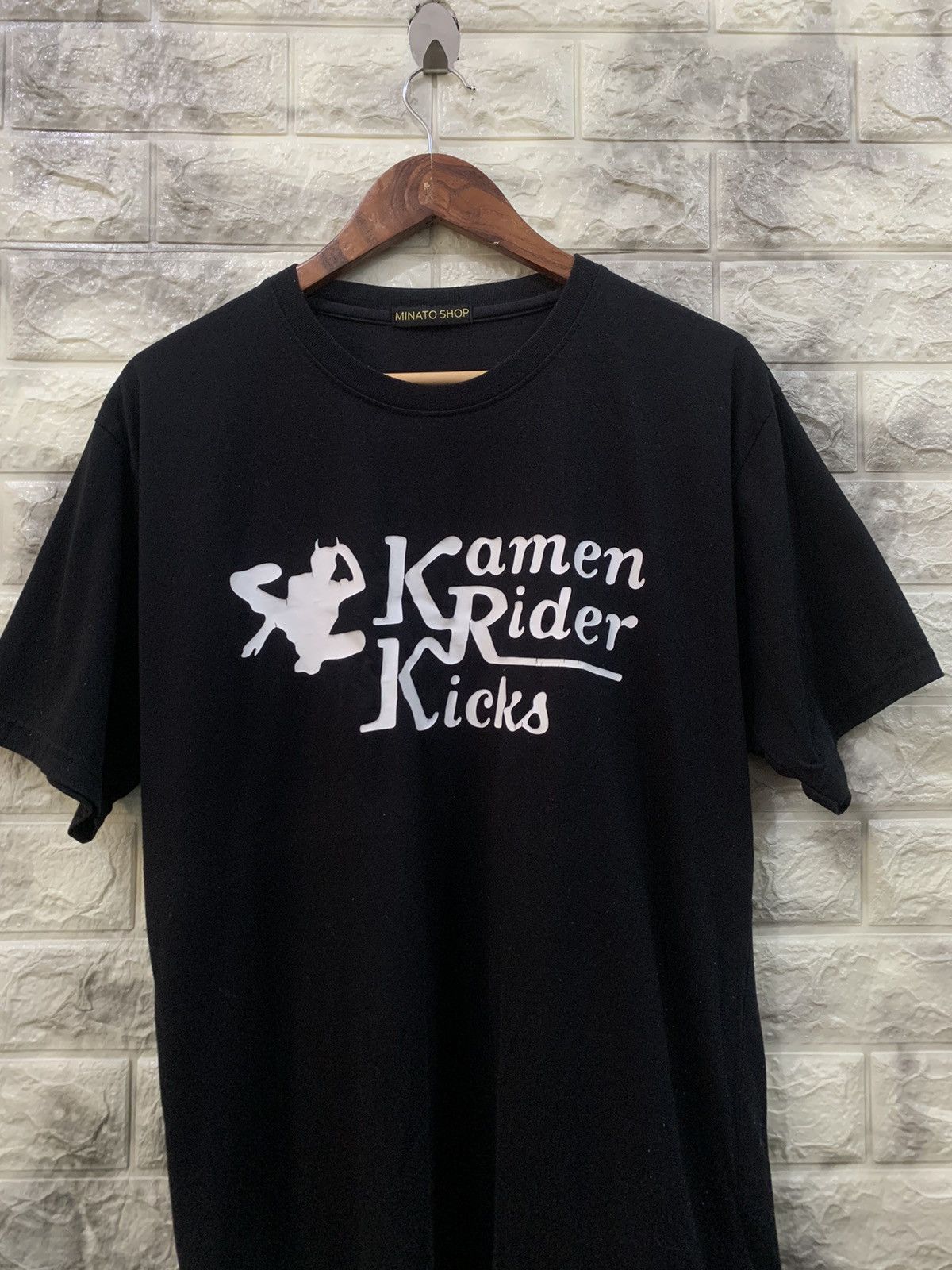 image of Cartoon Network x Movie Kamen Rider By Minato Shop T-Shirt in Black, Men's (Size Medium)