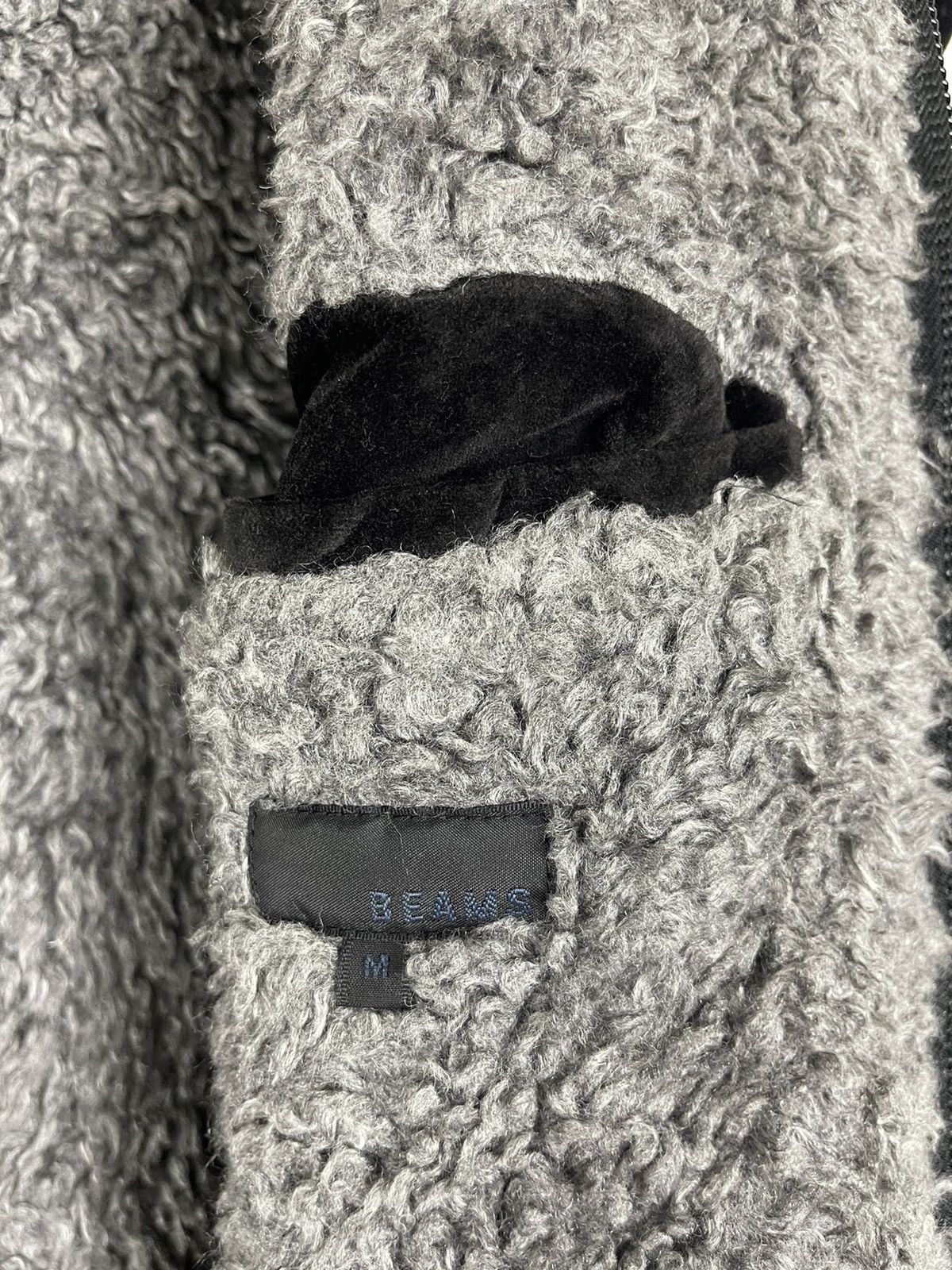 Beams Plus 🇯🇵VINTAGE BEAMS JAPAN SHEARLING WINTER JACKET HOODIES Size US M / EU 48-50 / 2 - 8 Thumbnail