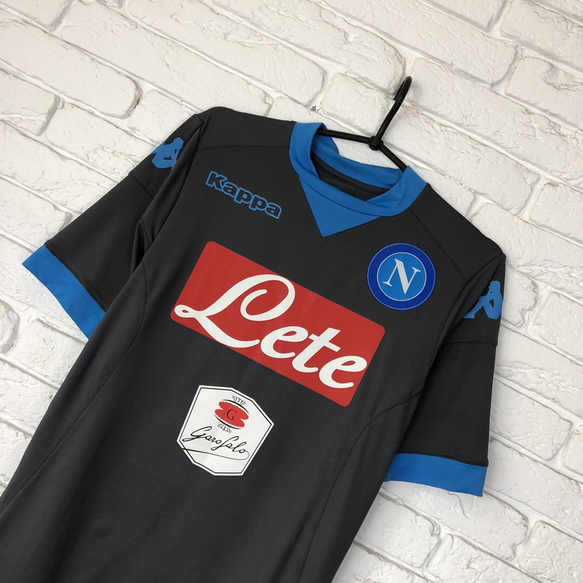 Kappa Napoli Kappa 2015 2016 away soccer jersey Size US M / EU 48-50 / 2 - 2 Thumbnail