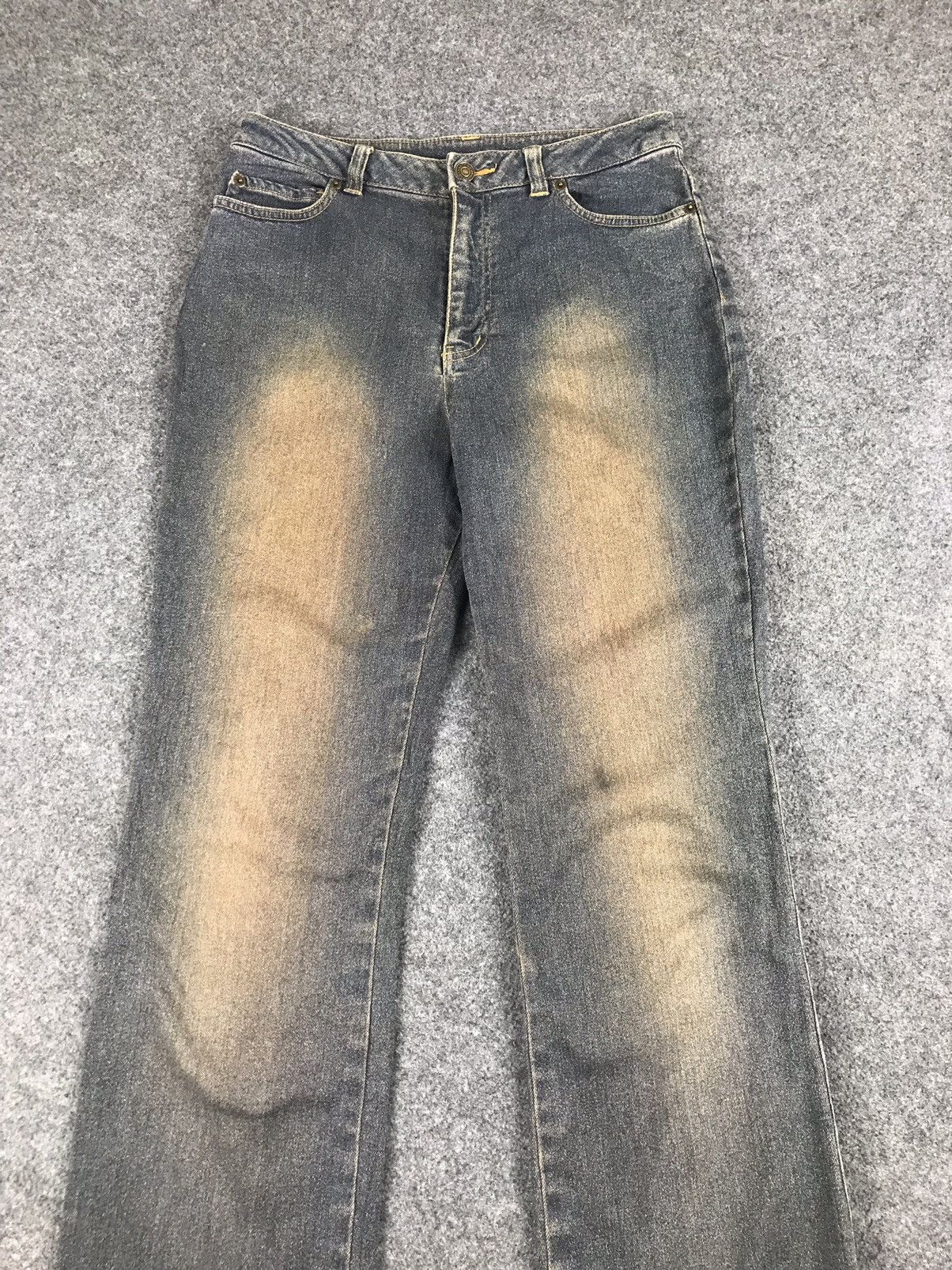 Vintage Vintage denim pants Acid Wash Design Size 29" - 3 Thumbnail