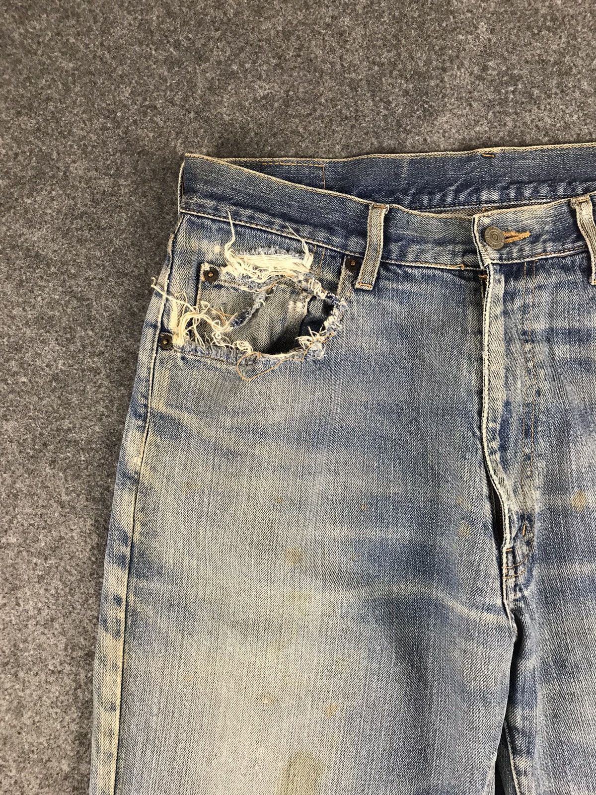 Japanese Brand × Uniqlo × Vintage Vintage distressed Unique Clothing Warehouse Size US 33 - 6 Thumbnail