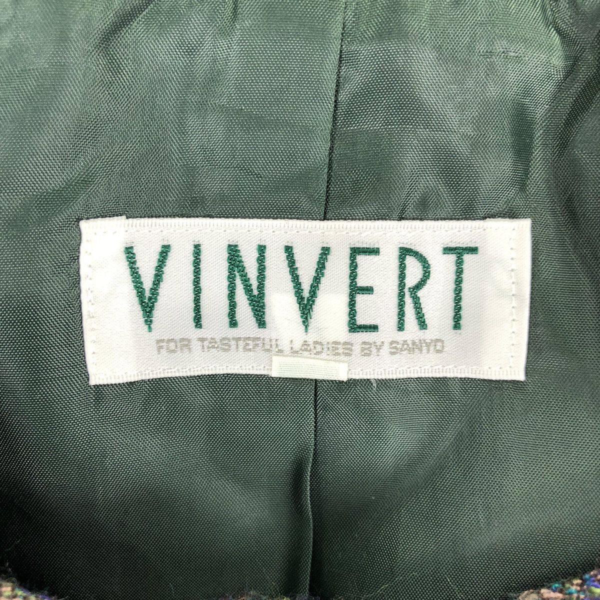 Designer × Japanese Brand × Vintage Vintage 80's Wool Women Jacket by Vinvert Size S / US 4 / IT 40 - 11 Thumbnail