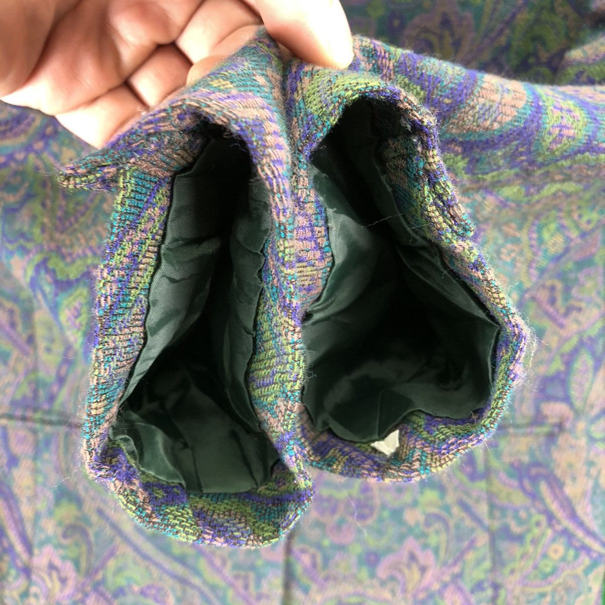 Designer × Japanese Brand × Vintage Vintage 80's Wool Women Jacket by Vinvert Size S / US 4 / IT 40 - 9 Thumbnail