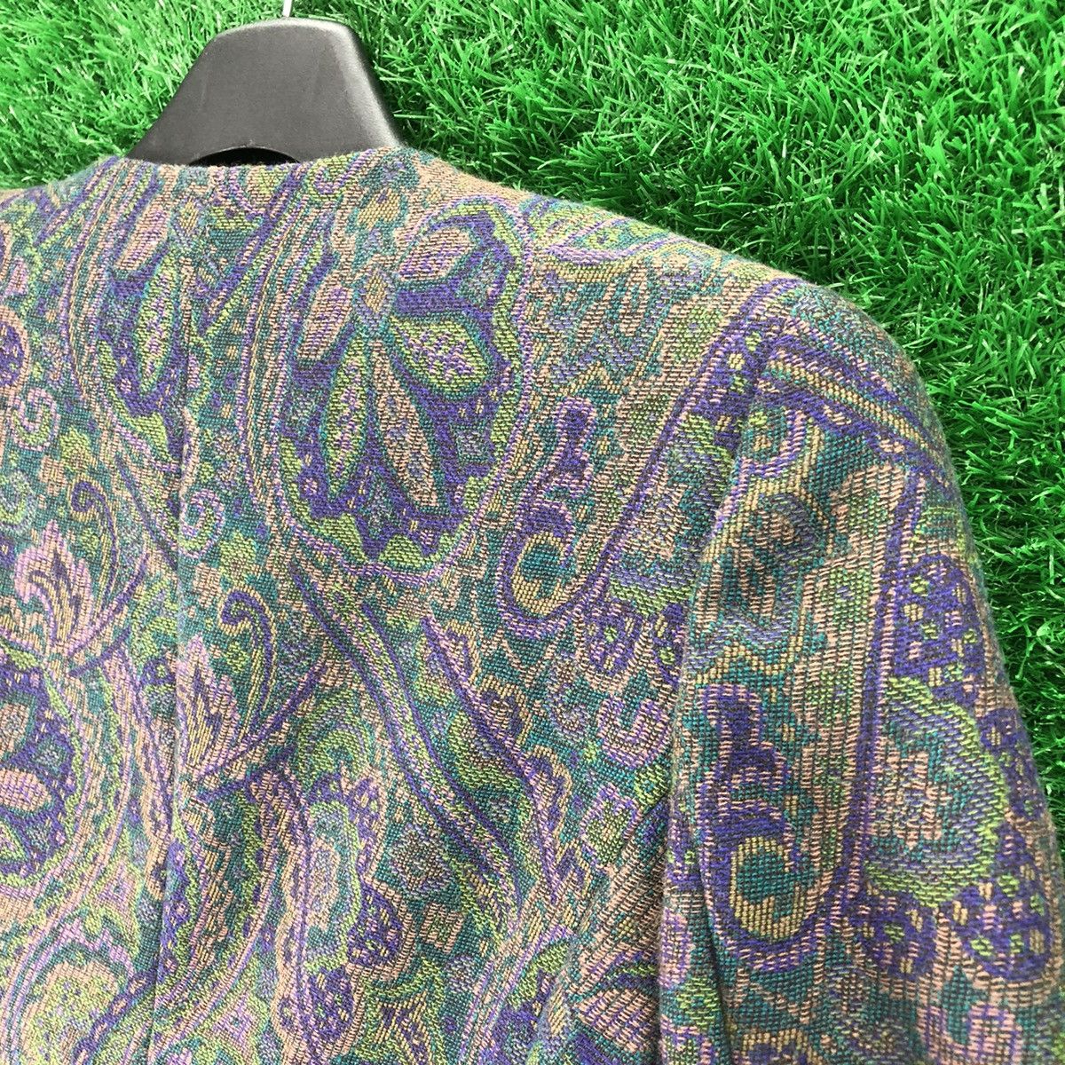 Designer × Japanese Brand × Vintage Vintage 80's Wool Women Jacket by Vinvert Size S / US 4 / IT 40 - 5 Thumbnail