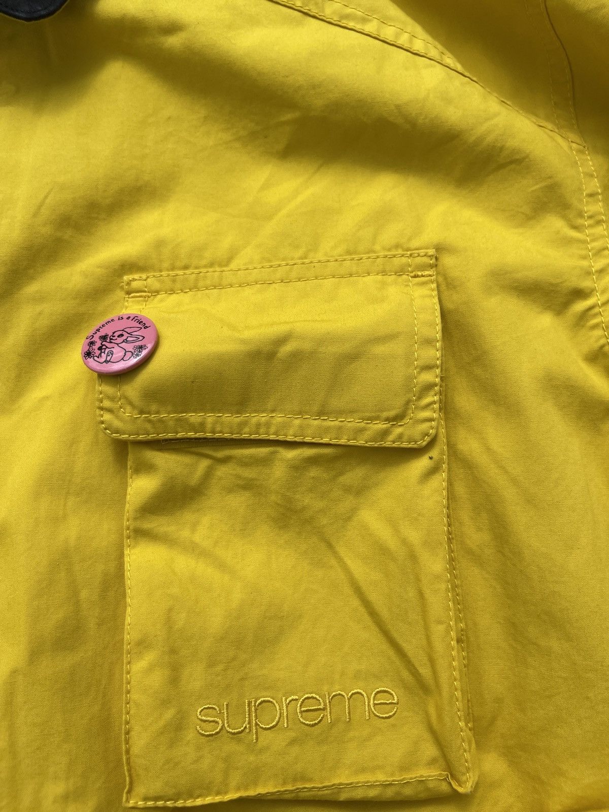 Supreme jackets with suede collar
