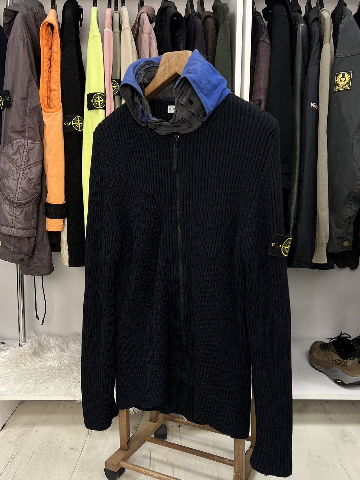 Stone Island × Vintage Stone Island vintage hoodie Size US L / EU 52-54 / 3 - 4 Thumbnail