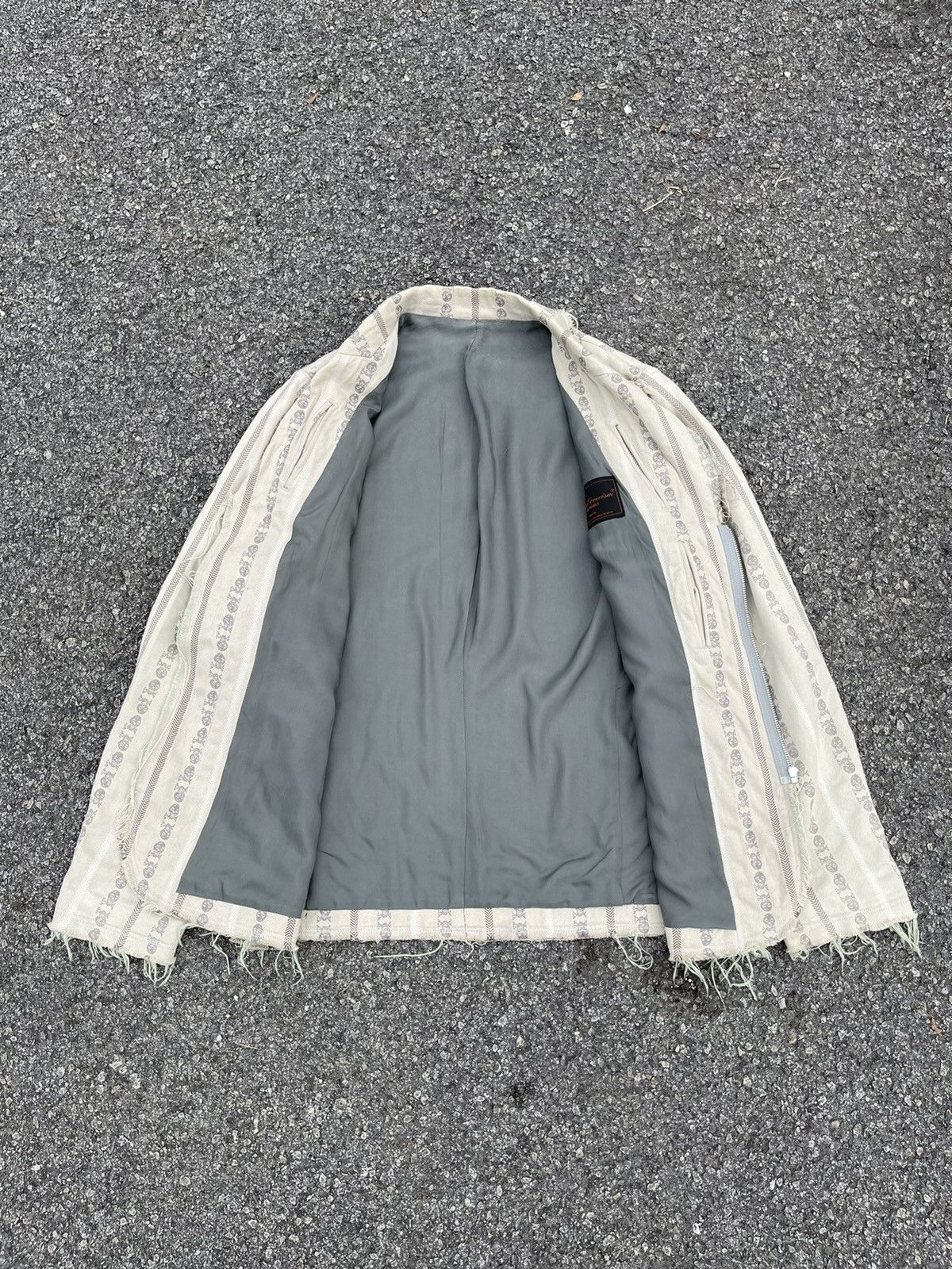 Jun Takahashi Undercover AW03/04 Paper Doll Distressed Warning Punk Jacket Size US M / EU 48-50 / 2 - 6 Thumbnail