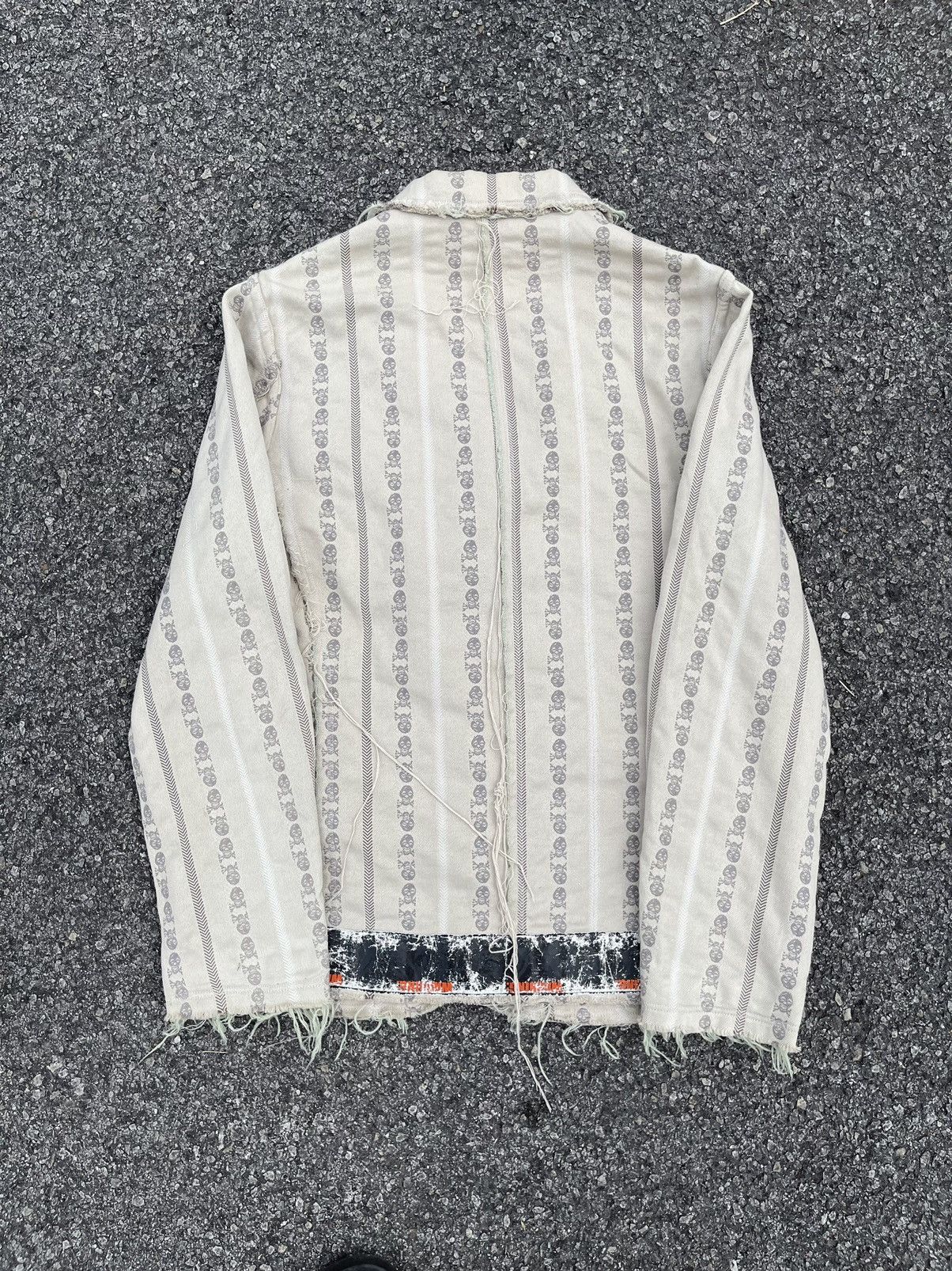 Jun Takahashi Undercover AW03/04 Paper Doll Distressed Warning Punk Jacket Size US M / EU 48-50 / 2 - 4 Thumbnail
