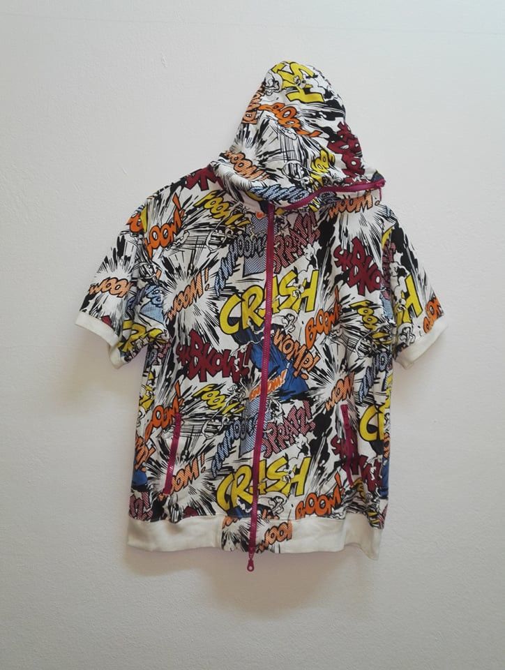 14th Addiction 🔥Rare🔥 Hoodie Short Sleeve full print Crash (c21) Size US M / EU 48-50 / 2 - 2 Thumbnail