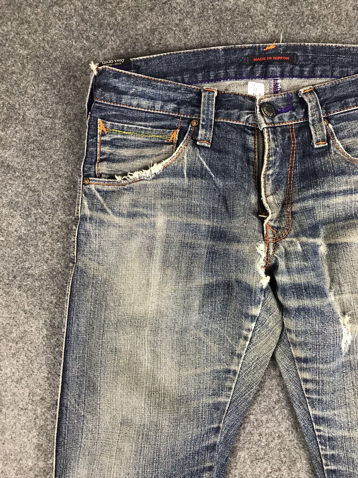 If Six Was Nine Vintage denim pants made in nippon Union Made Size US 31 - 7 Thumbnail