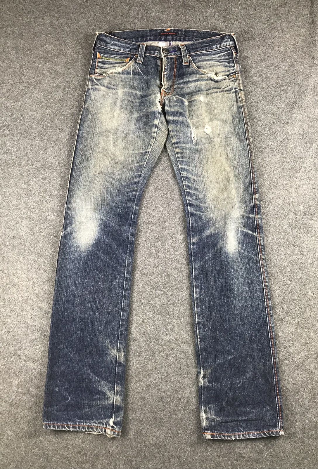 image of If Six Was Nine x Le Grande Bleu L G B Vintage Denim Pants Made In Nippon Union Made in Blue (Size 