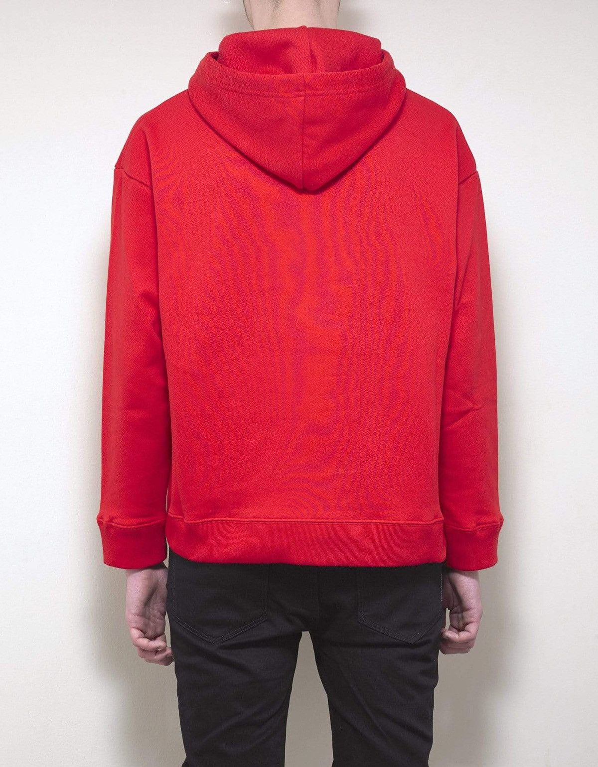 Raf Simons Red Oversized Print Hoodie Size US XS / EU 42 / 0 - 4 Thumbnail