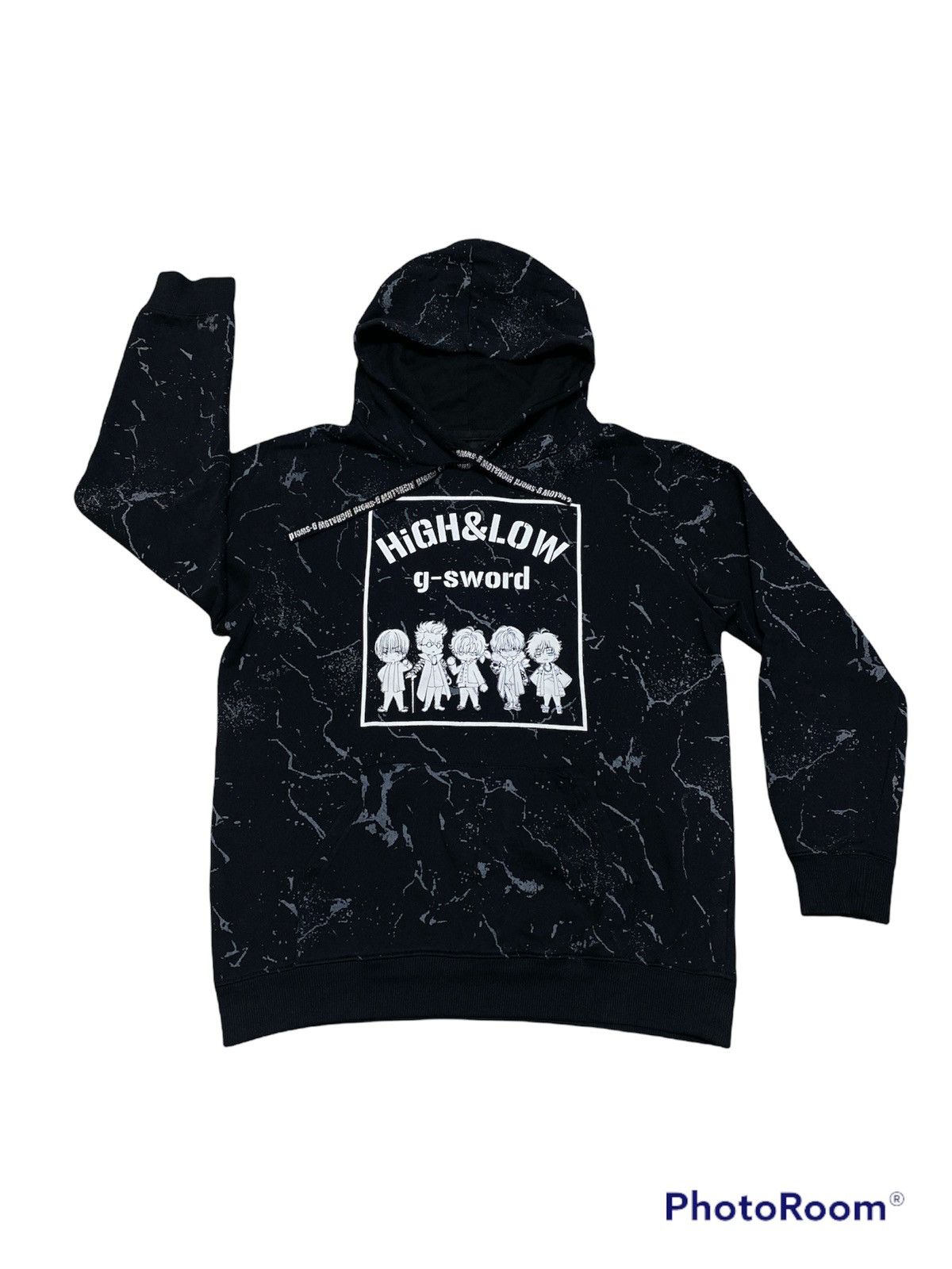 Anime VINTAGE HIGH & LOW G-SWORD JAPANESE ANIME HOODIE PULLOVER Size US L / EU 52-54 / 3 - 1 Thumbnail