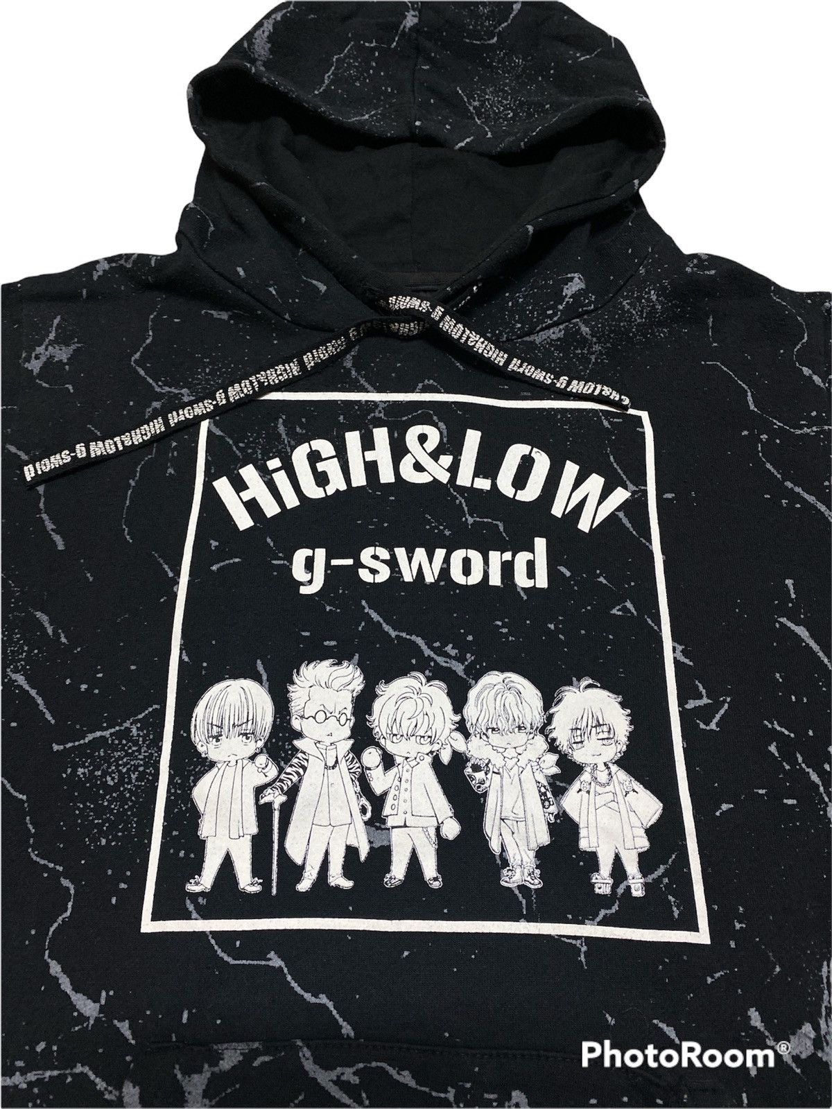 Anime VINTAGE HIGH & LOW G-SWORD JAPANESE ANIME HOODIE PULLOVER Size US L / EU 52-54 / 3 - 3 Thumbnail