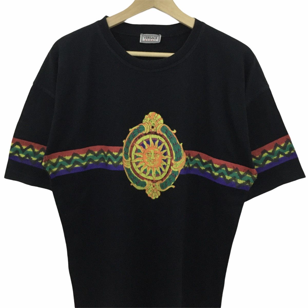 Versace Pick!! Rare Design VERSACE SPORT Tshirt Size US M / EU 48-50 / 2 - 4 Thumbnail
