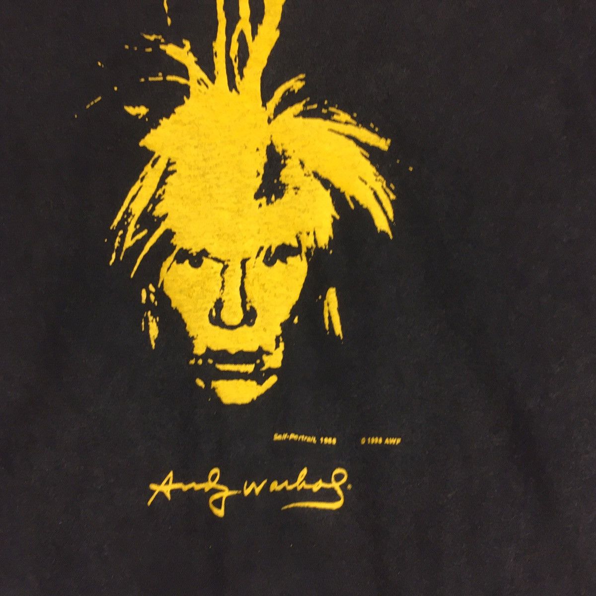 Andy Warhol × Vintage Vintage 90s Andy Warhol pop art big logo sun faded tshirt Size US S / EU 44-46 / 1 - 3 Thumbnail