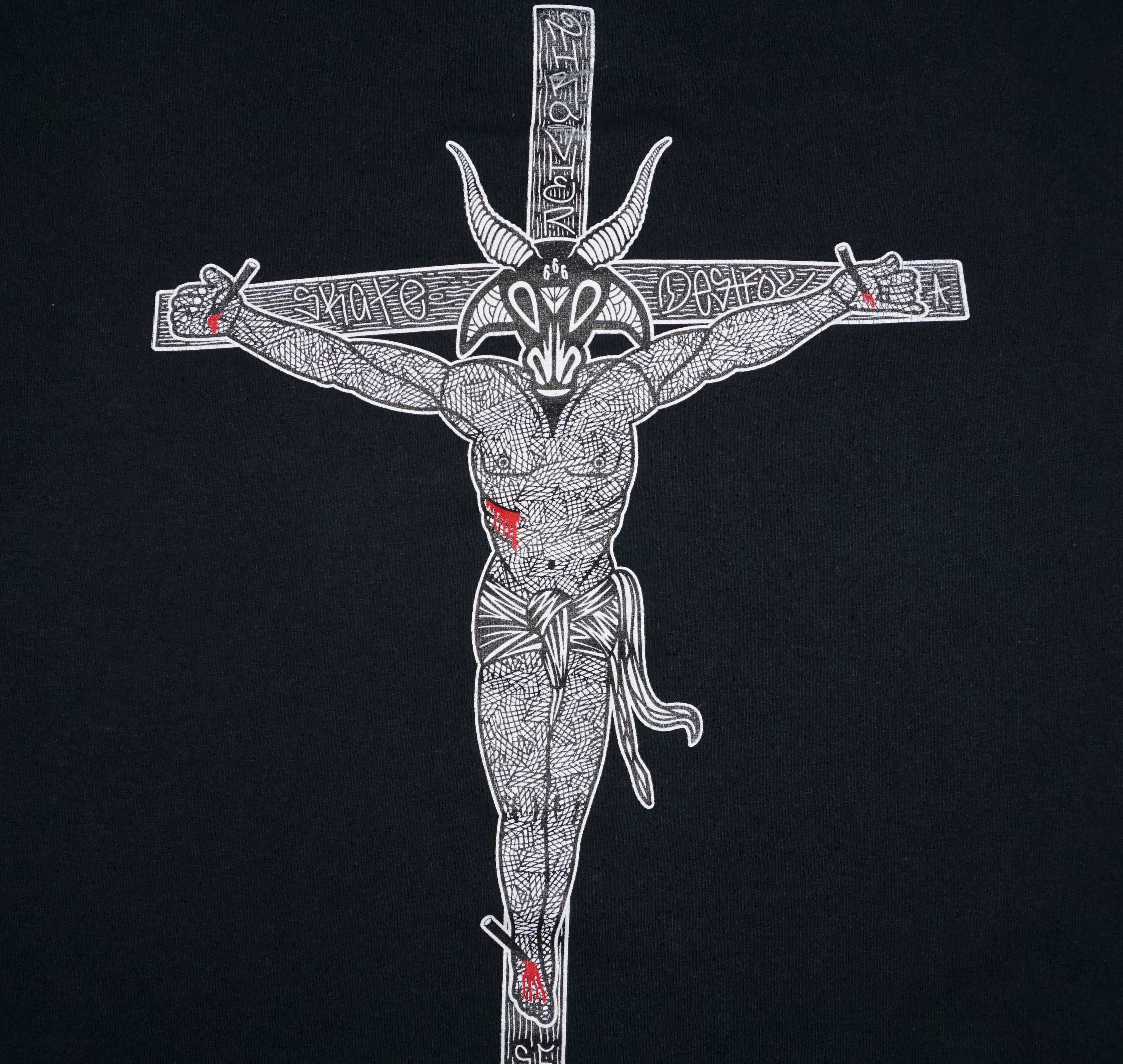 Thrasher Thrasher Resurrection 666 Crucified Goat RARE tshirt Size US S / EU 44-46 / 1 - 7 Thumbnail