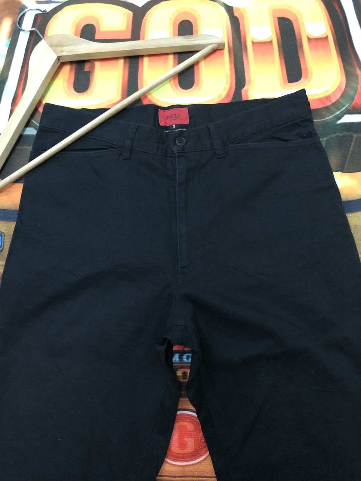 Japanese Brand × Vintage × Yohji Yamamoto VINTAGE INÉD HOMME BY YOHJI YAMAMOTO TROUSER PANTS Size US 30 / EU 46 - 2 Thumbnail