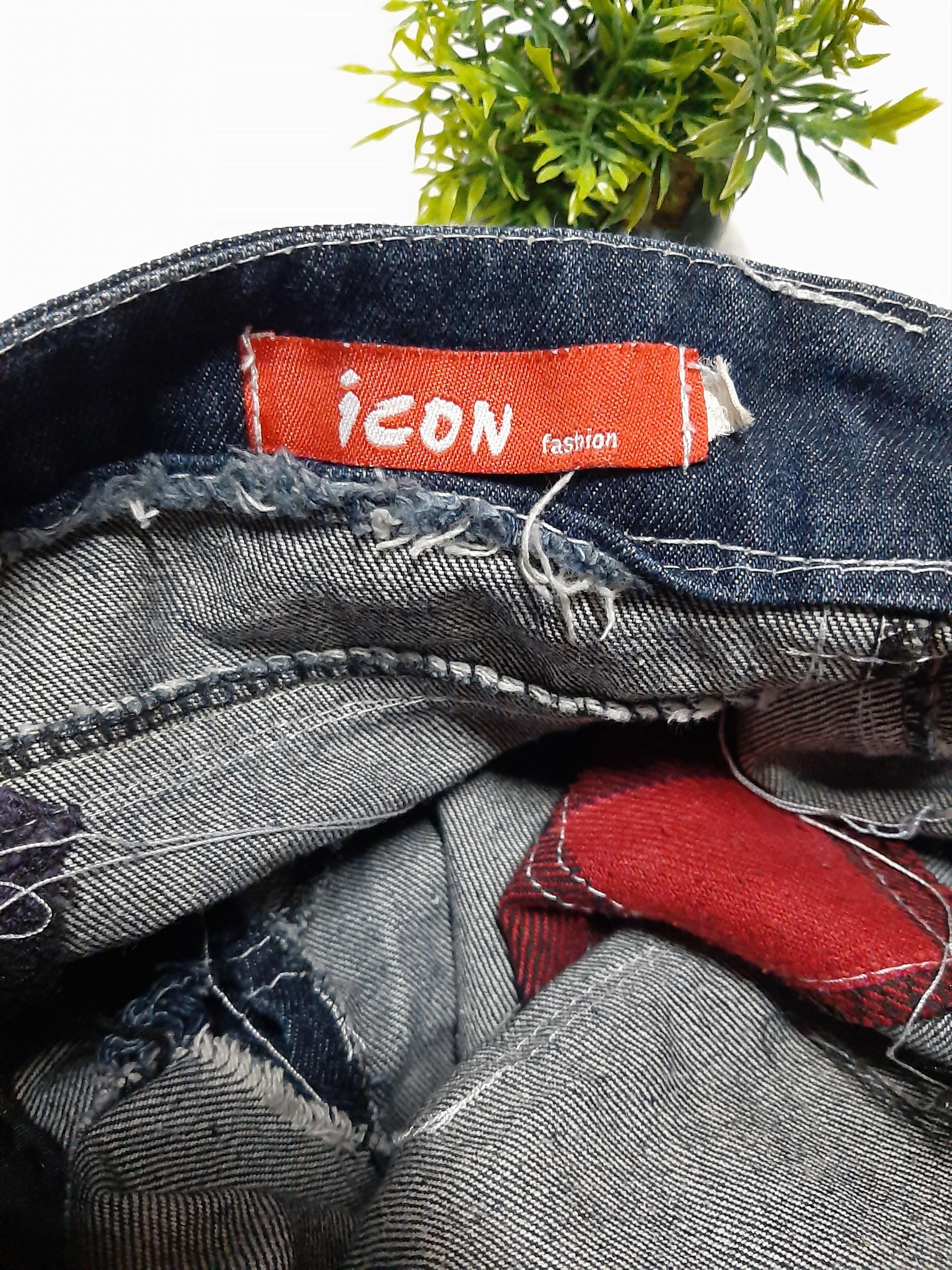 Japanese Brand × Seditionaries JAPANESE PUNK DENIM DISTRESSED PATCHWORK BLUE DENIM Size US 29 - 8 Thumbnail