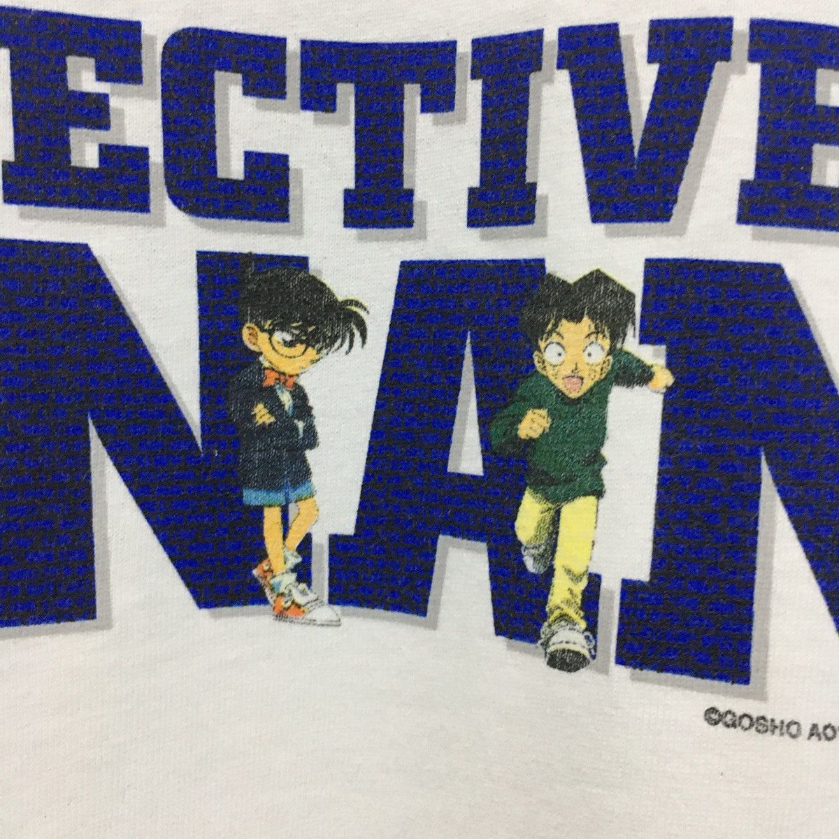 Anime × Cartoon Network × Vintage Rare Vintage 95 Detective Conan By Aoyama/Shogakukan Tshirt Size US M / EU 48-50 / 2 - 7 Thumbnail
