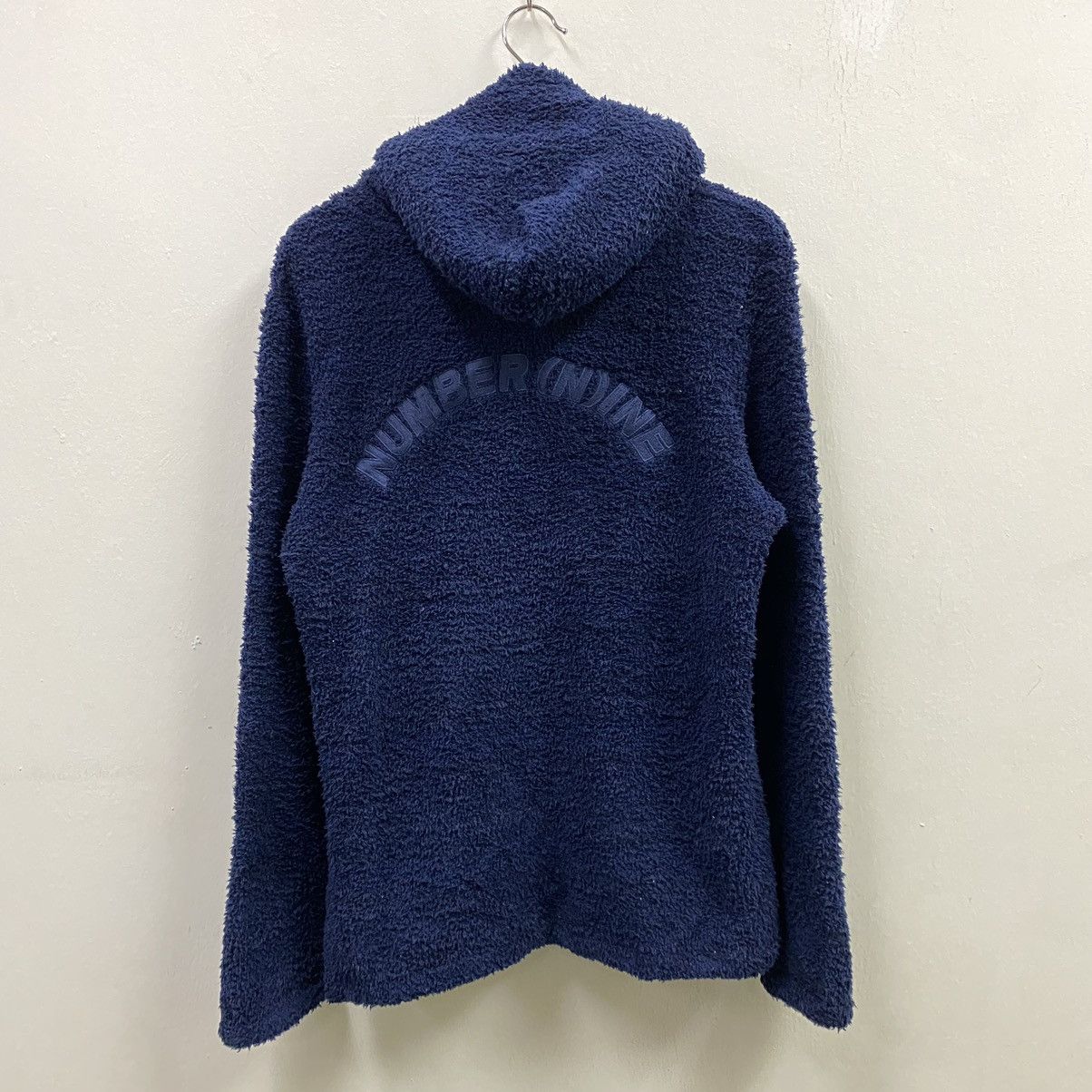Number (N)ine Number (N)ine Spell Out Embroidery Fleece Hoodie Like New Size US M / EU 48-50 / 2 - 1 Thumbnail