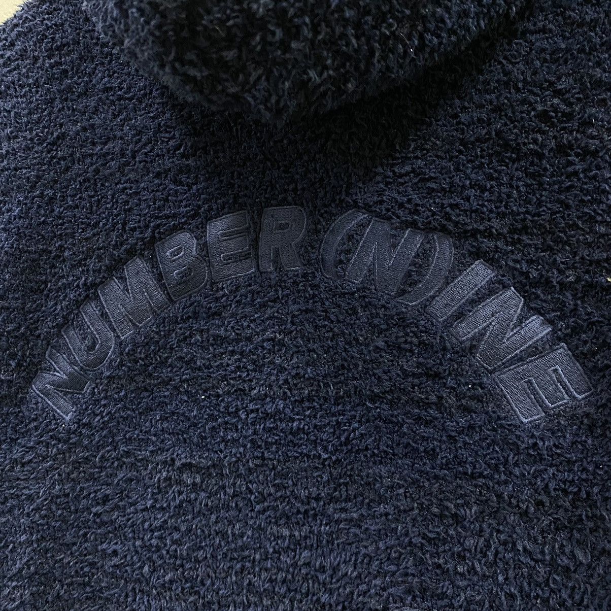 Number (N)ine Number (N)ine Spell Out Embroidery Fleece Hoodie Like New Size US M / EU 48-50 / 2 - 4 Thumbnail