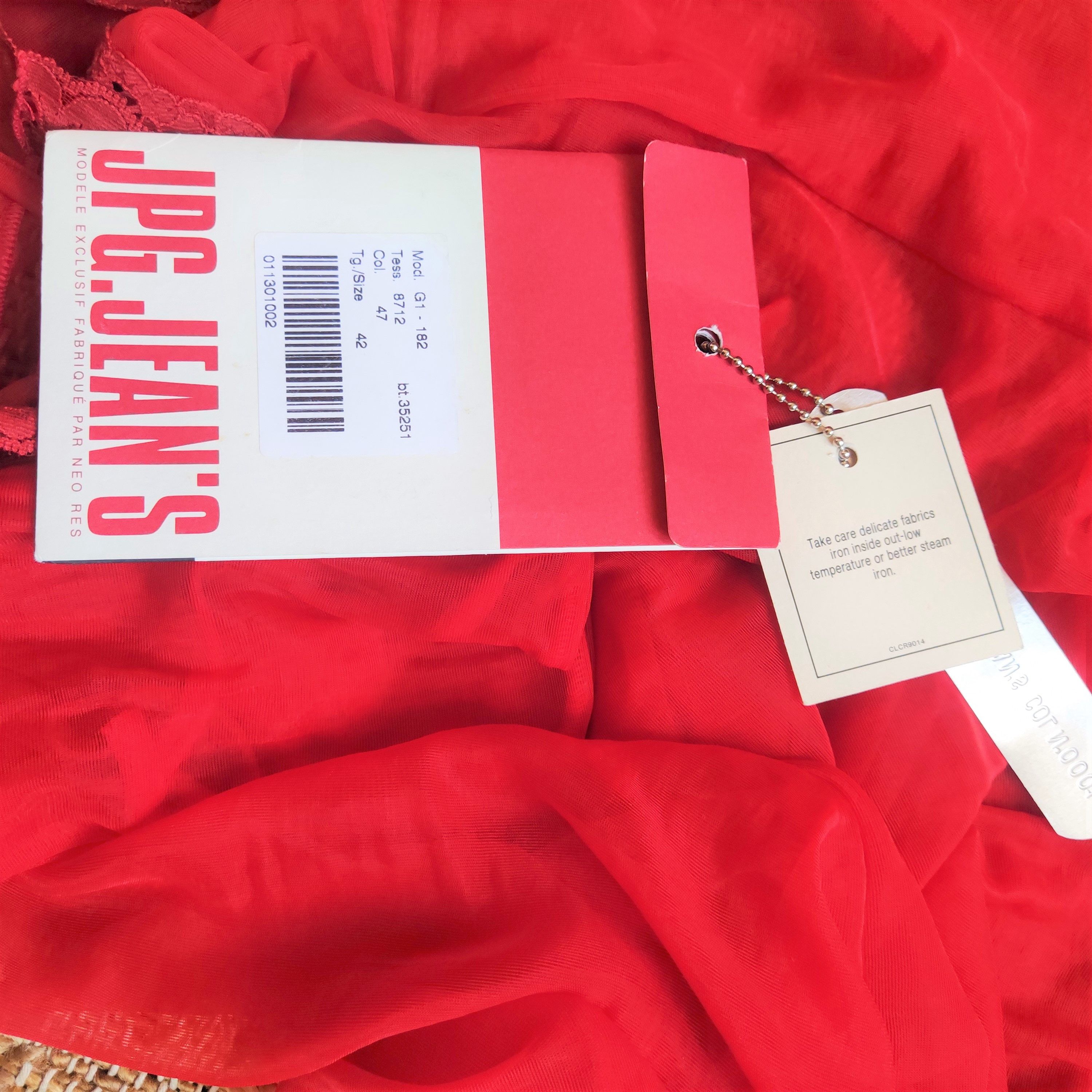 Jean Paul Gaultier Jean Paul Gaultier Mesh Net Transformable Bag Lace Dress Size L / US 10 / IT 46 - 15 Thumbnail