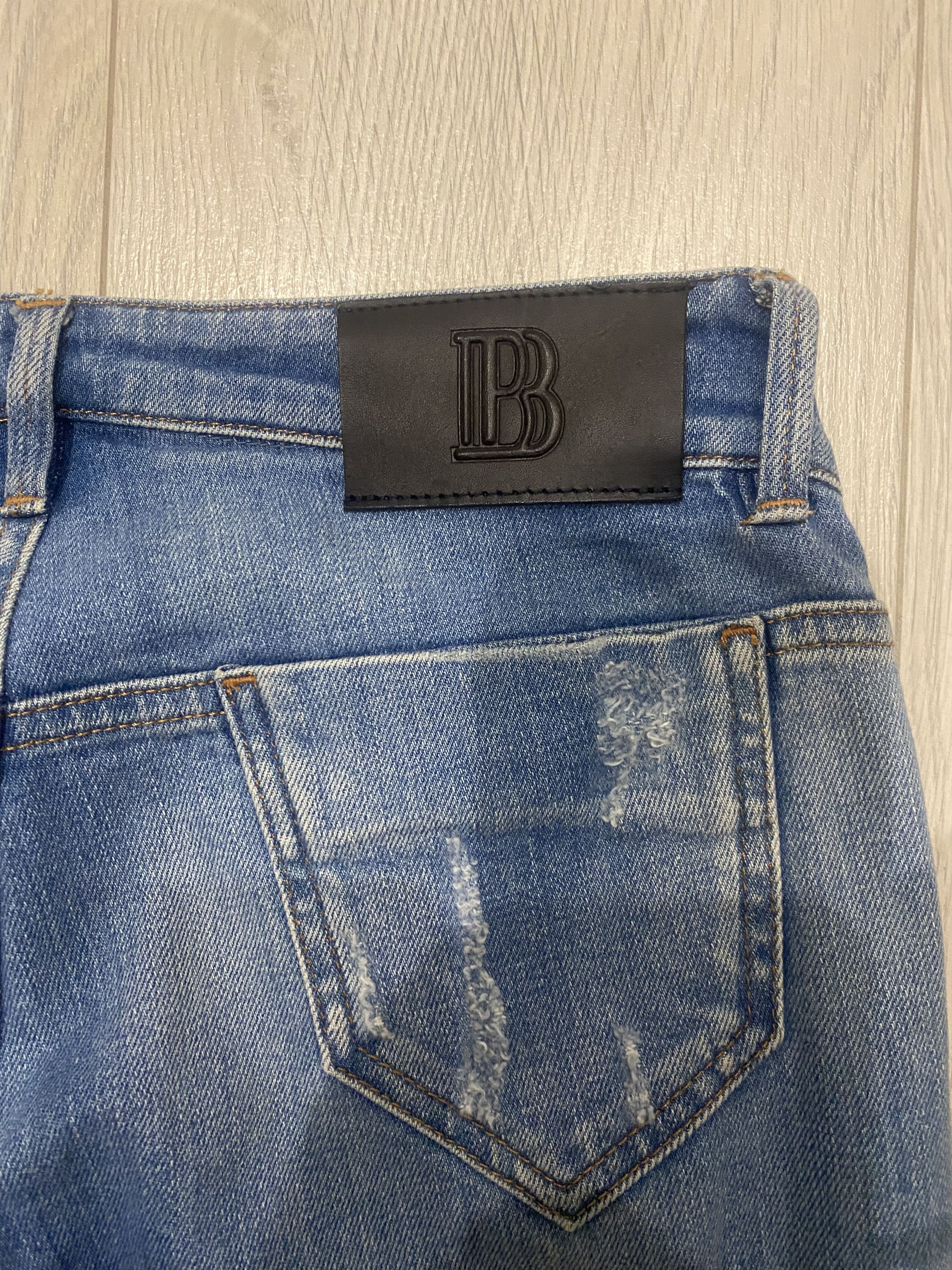 Balmain Pierre Balmain Biker Skinny Jeans Size 27 Size 27" / US 4 / IT 40 - 6 Thumbnail