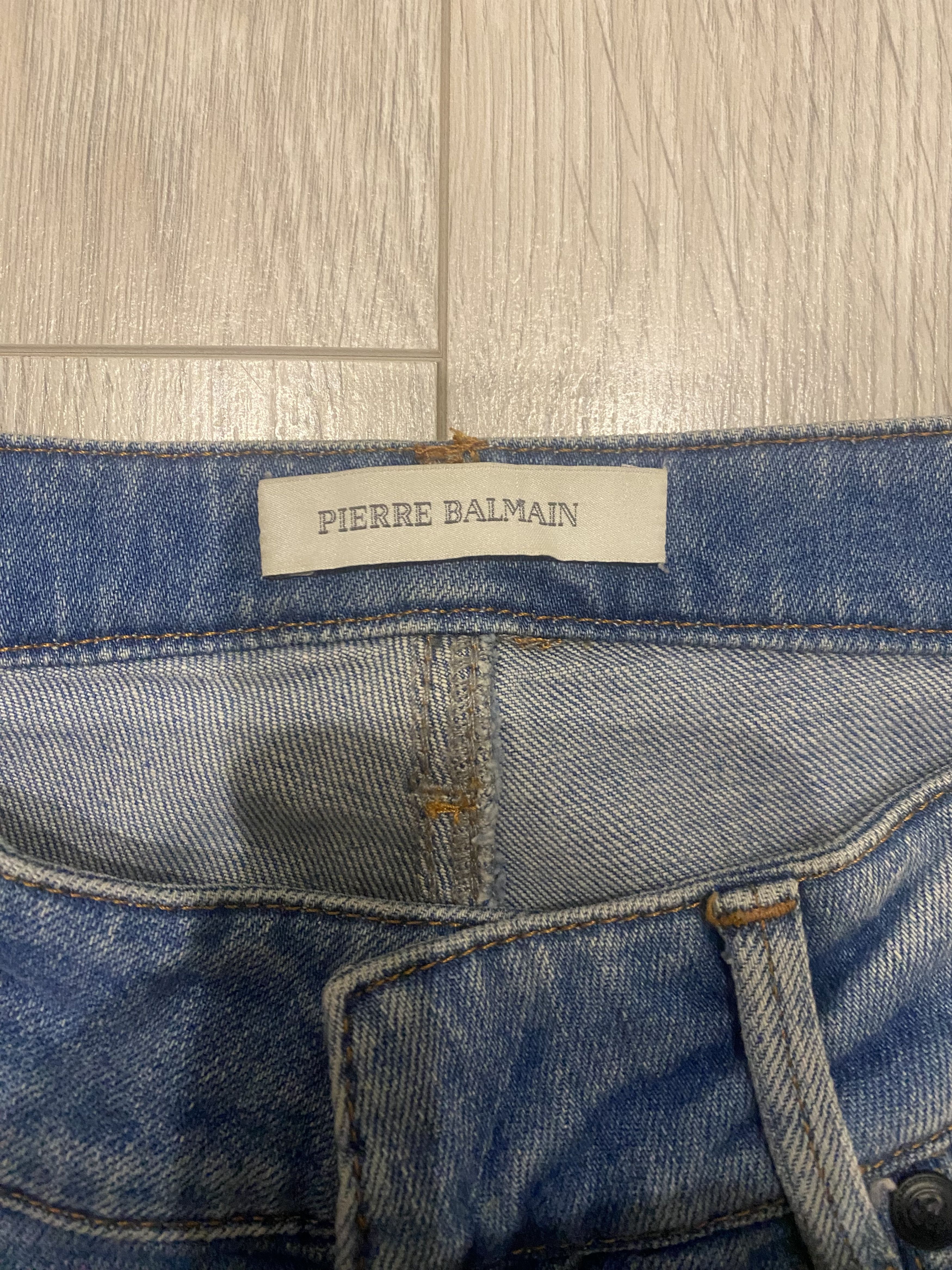 Balmain Pierre Balmain Biker Skinny Jeans Size 27 Size 27" / US 4 / IT 40 - 5 Thumbnail