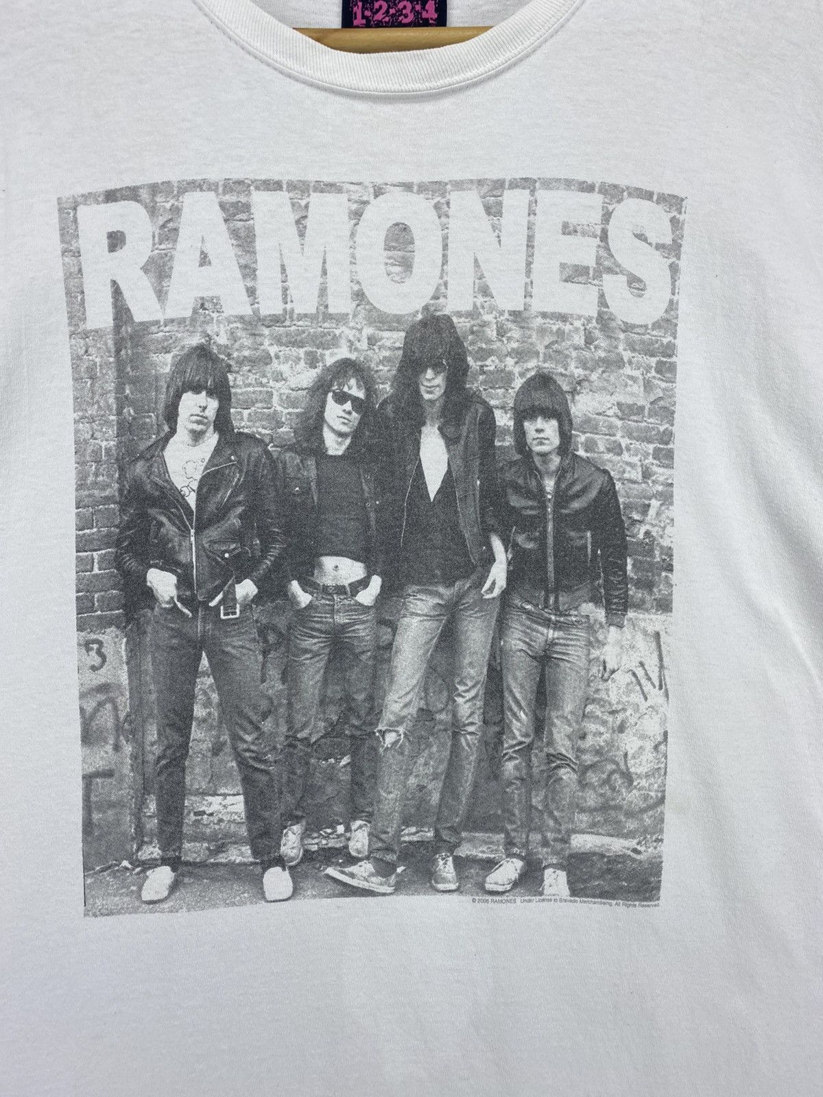Band Tees Vintage Ramones Lineup Punk Rock Band Tees T Shirts Size US L / EU 52-54 / 3 - 7 Thumbnail