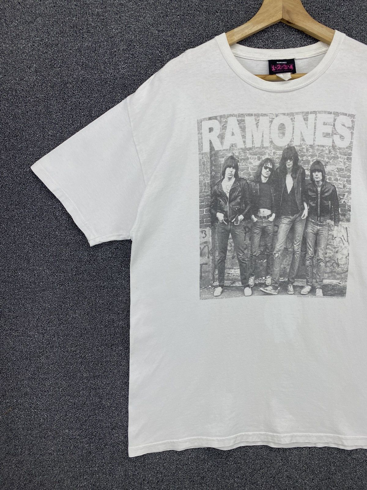 Band Tees Vintage Ramones Lineup Punk Rock Band Tees T Shirts Size US L / EU 52-54 / 3 - 5 Thumbnail