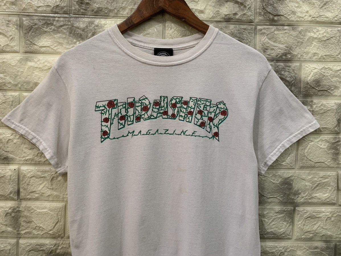Thrasher Vintage Thrasher Megazine White Tee Size US S / EU 44-46 / 1 - 3 Thumbnail