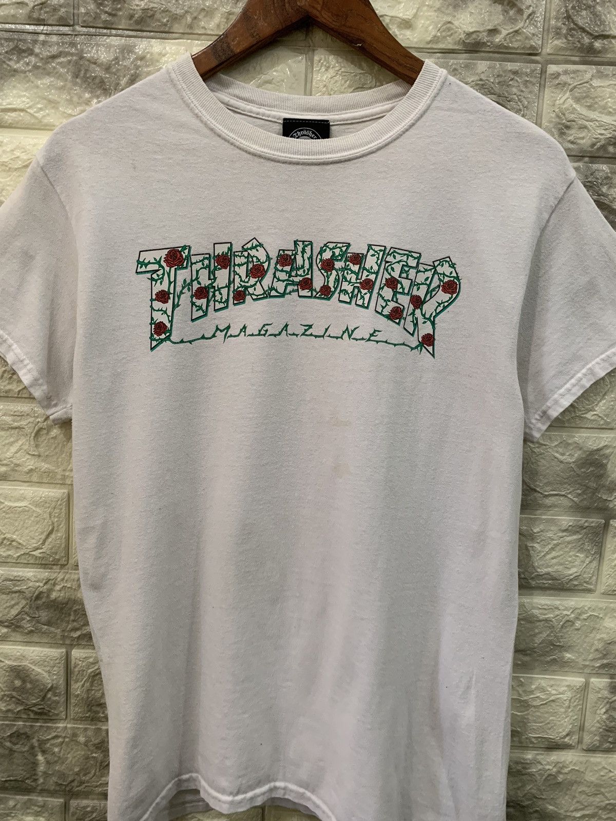 Thrasher Vintage Thrasher Megazine White Tee Size US S / EU 44-46 / 1 - 2 Thumbnail