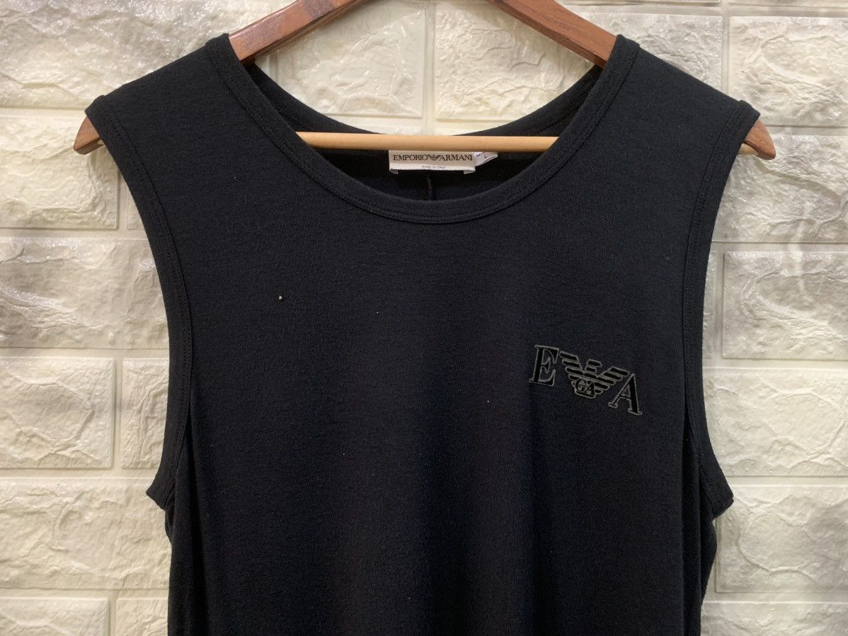 Emporio Armani Emporio Armani Black Tank Top Size US L / EU 52-54 / 3 - 3 Thumbnail